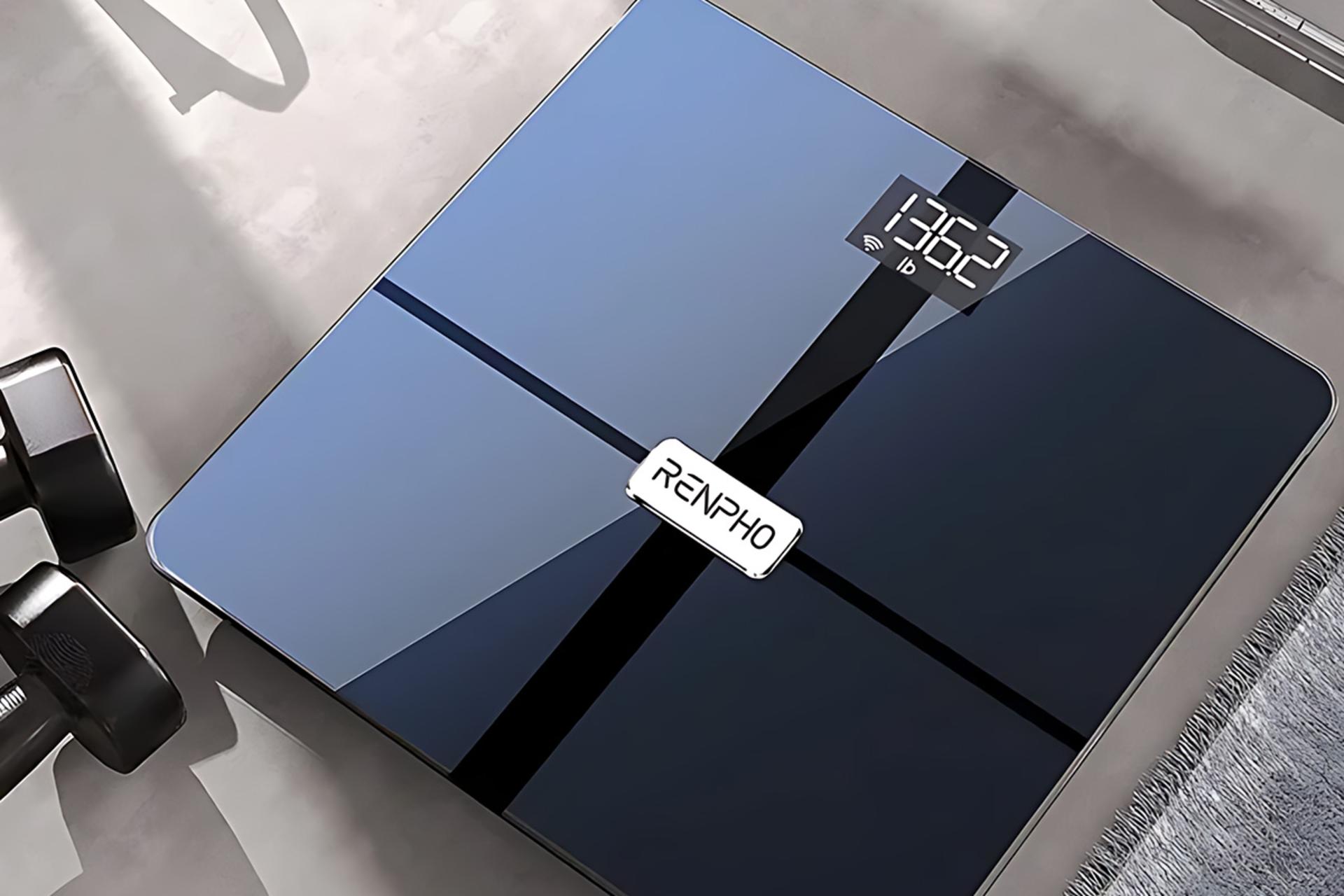 نمای بالای ترازوی وزن کشی رنفو Renpho ES-WBE28-BK