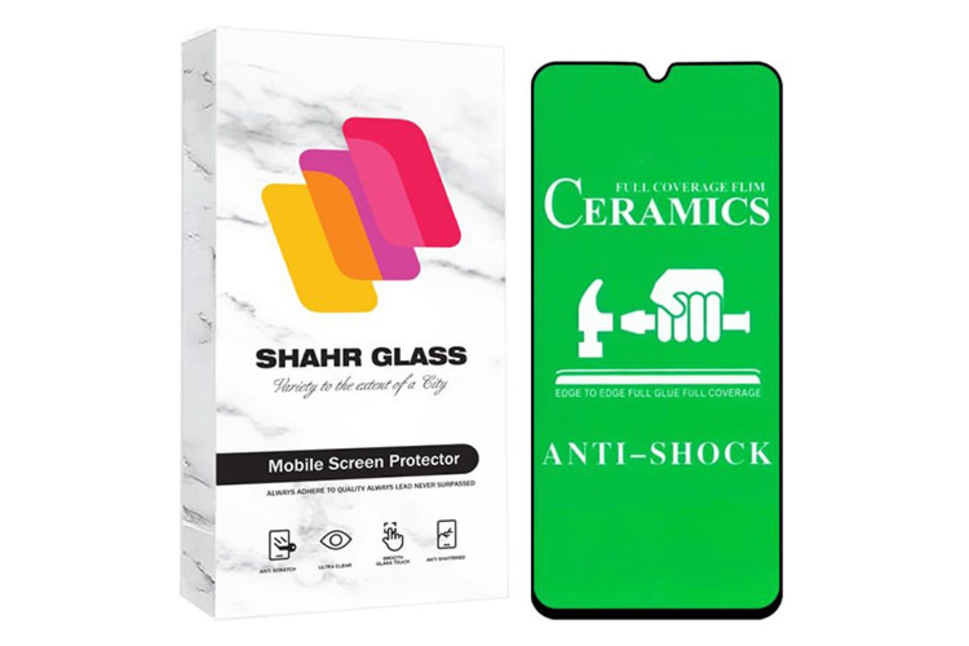 محافظ صفحه نمایش گوشی شهر گلس SHAHR GLASS CERCLRSH for Huawei Y8p