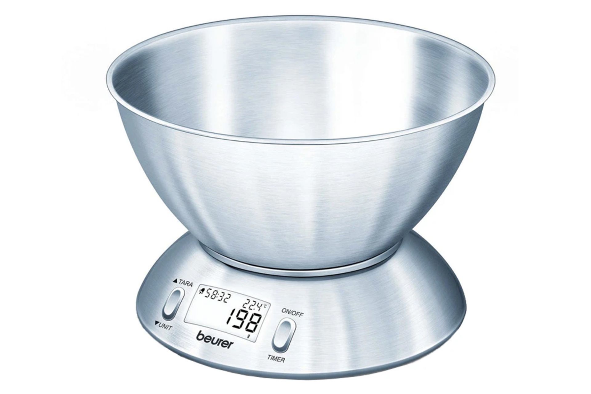 ابعاد و اندازه ترازوی آشپزخانه بیورر KS 54