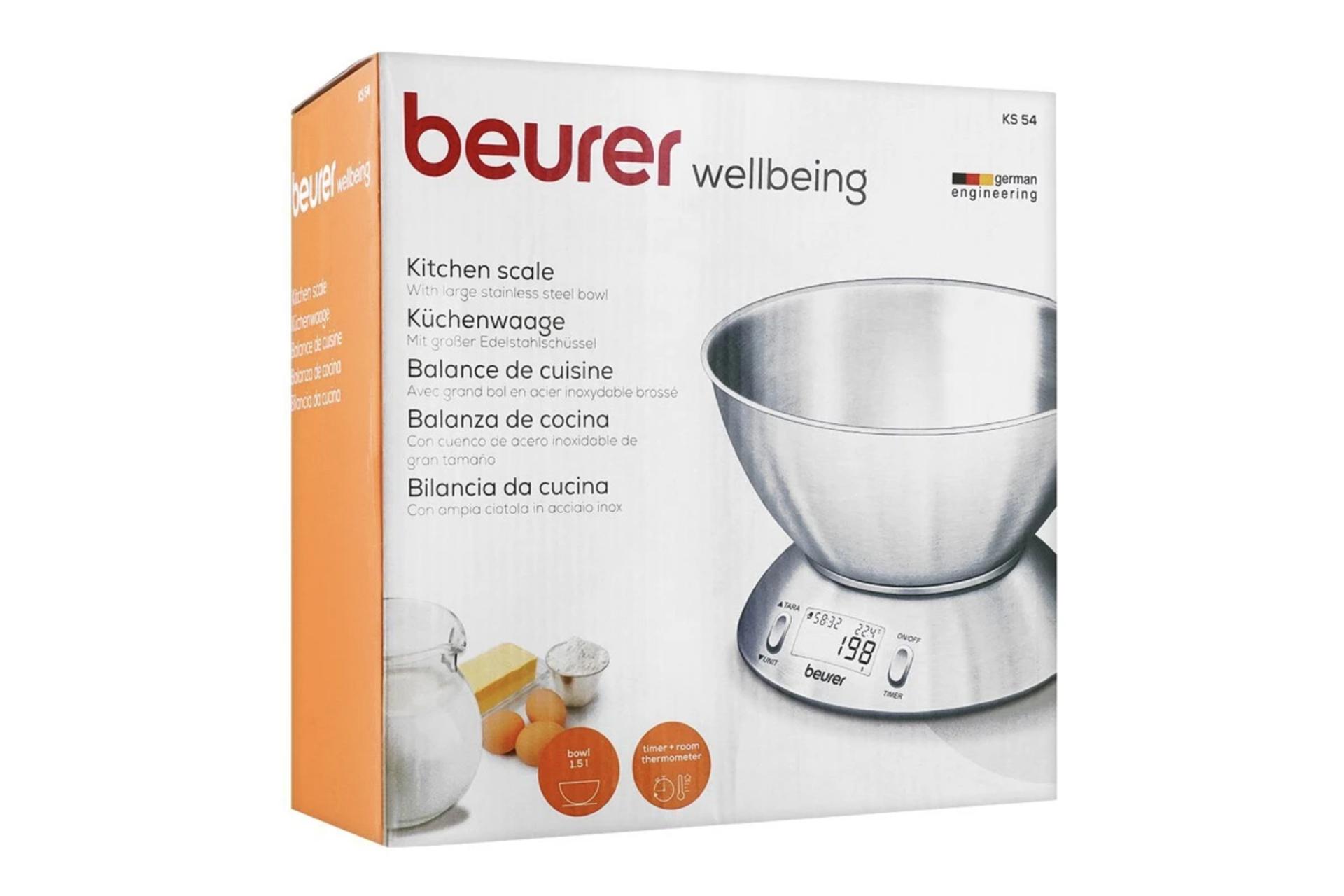 جعبه ترازوی آشپزخانه بیورر KS 54