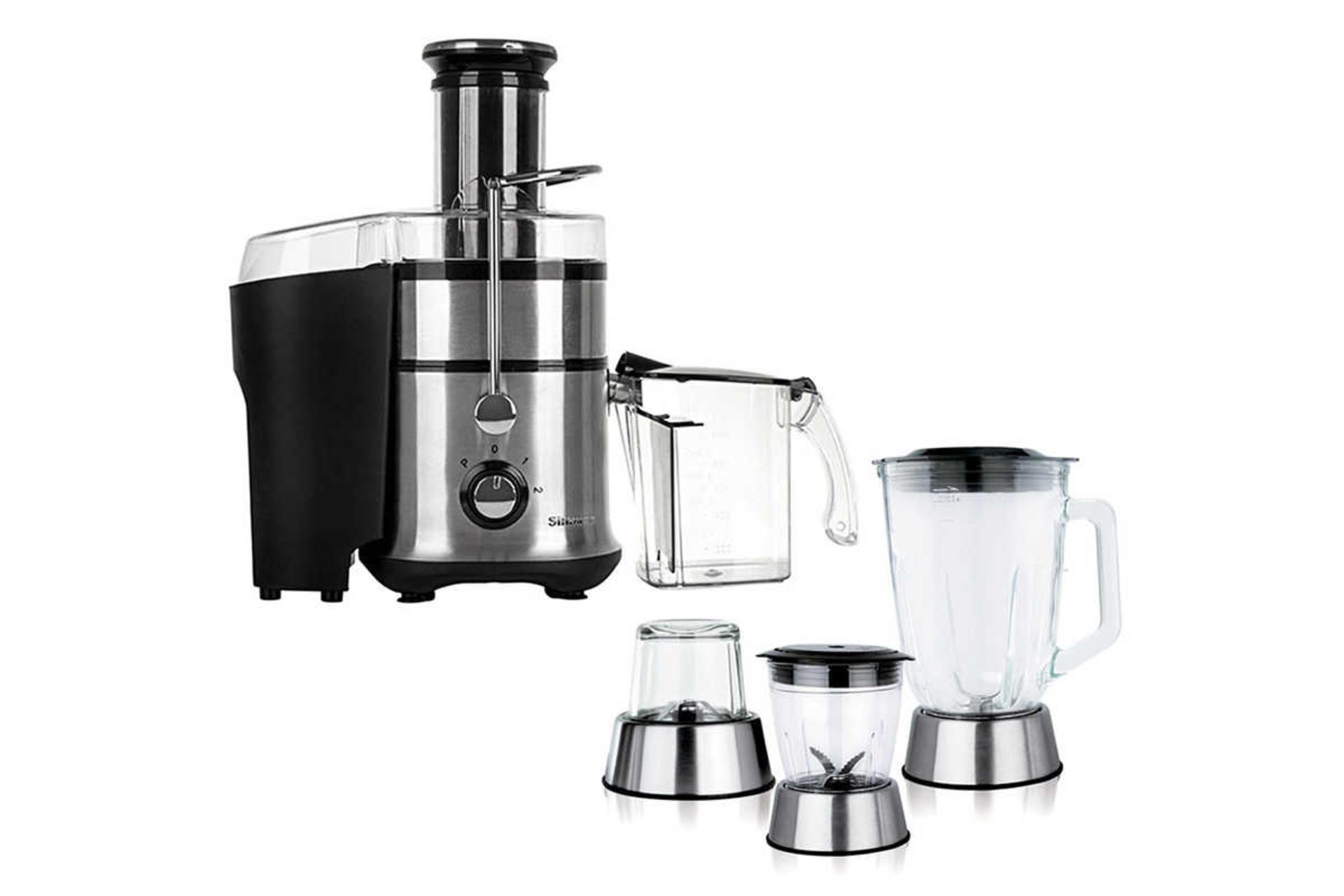 نمای جلوی آبمیوه گیری 4 کاره سیماران SJE-810