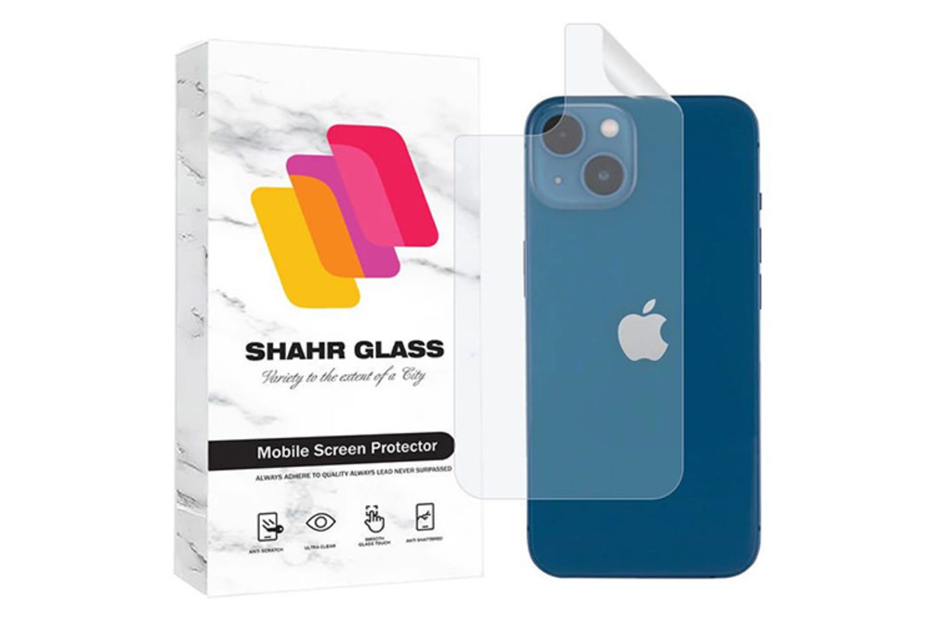 محافظ پشت گوشی شهر گلس SHAHR GLASS NANOMTSH Back Protector Apple iPhone 13