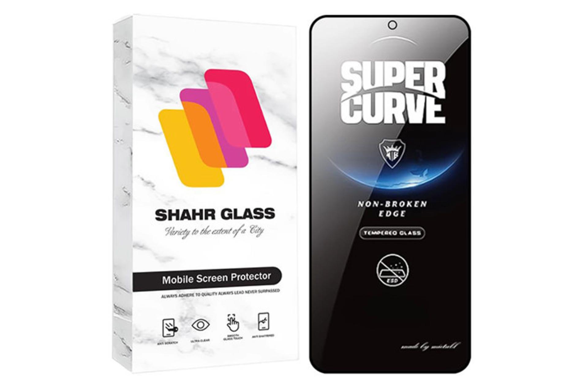 مرجع متخصصين ايران محافظ صفحه نمايش موبايل شهر گلس SHAHR GLASS CSUS30 Xiaomi Redmi Note 13 Pro
