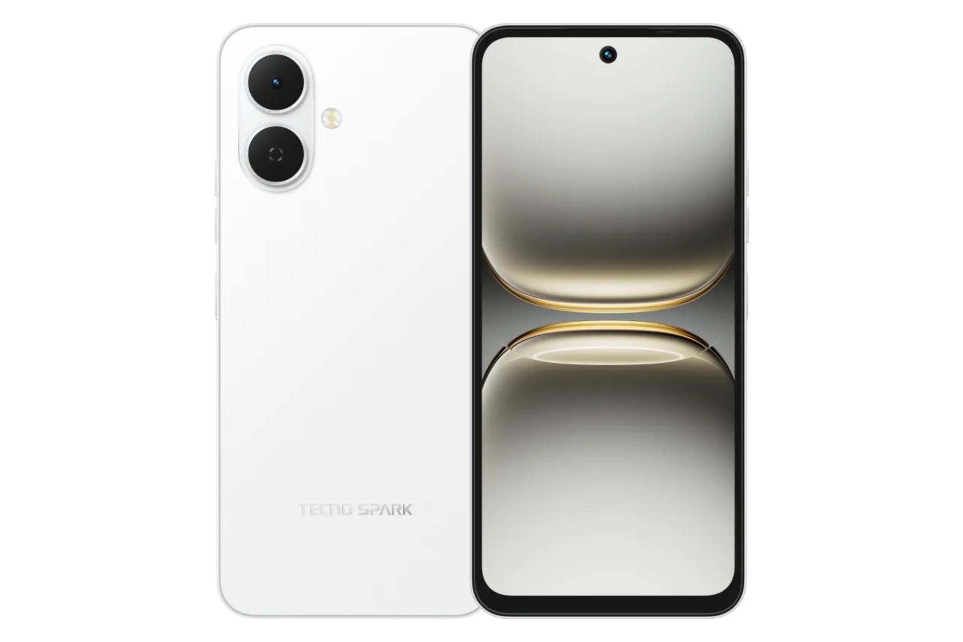 پنل جلو و پشت گوشی موبایل اسپارک Go 2 تکنو سفید / Tecno Spark Go 2