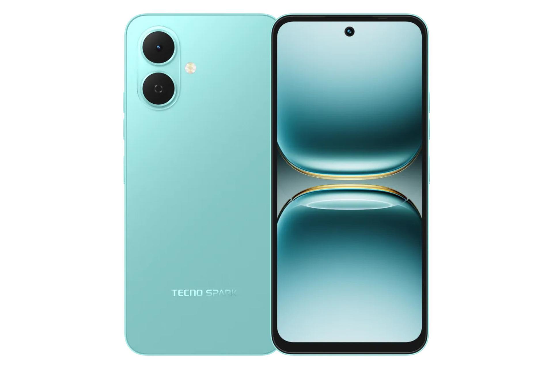 پنل جلو و پشت گوشی موبایل اسپارک Go 2 تکنو سبز / Tecno Spark Go 2