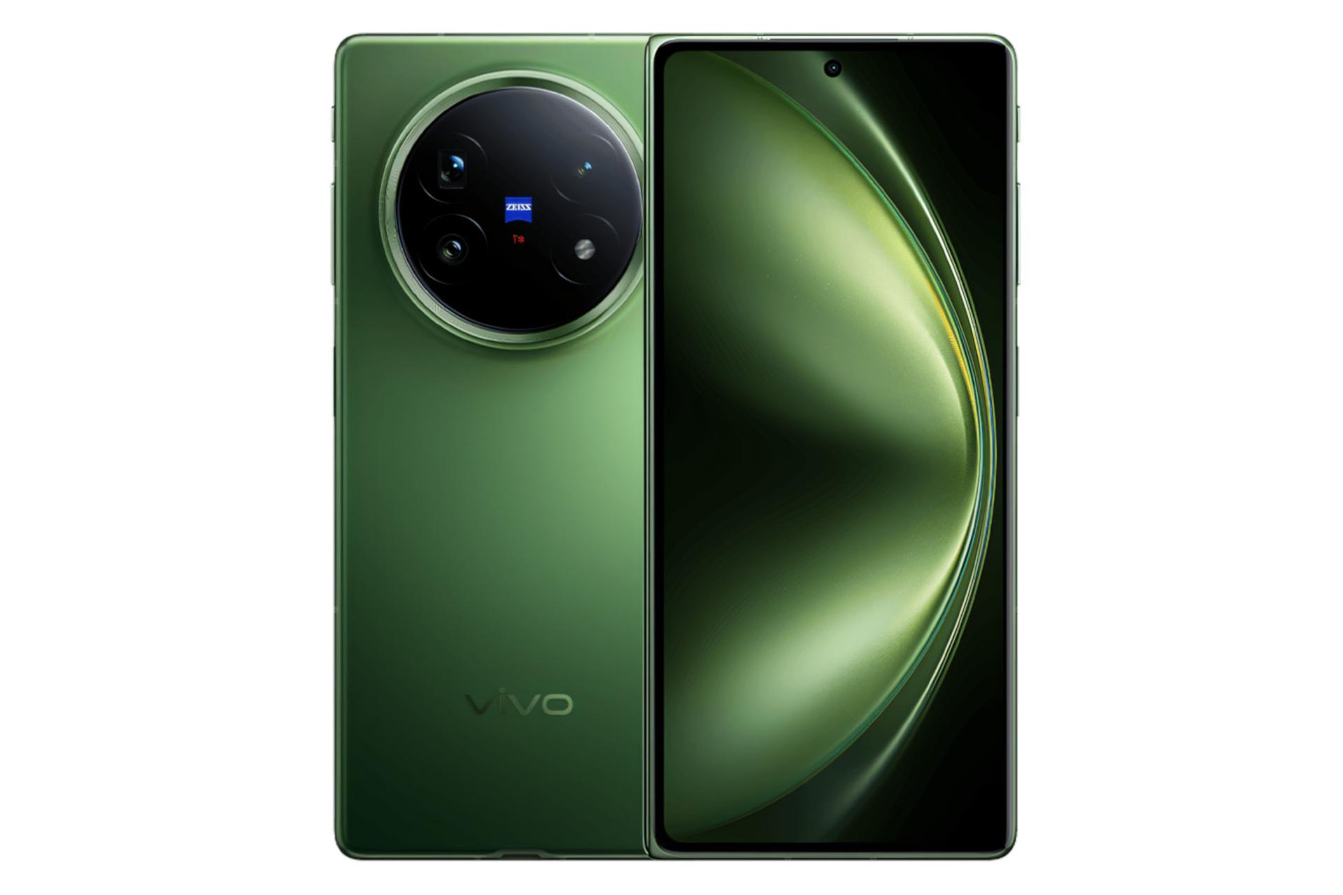 پنل جلو و پشت گوشی موبایل ایکس فولد 5 ویوو سبز / vivo X Fold5