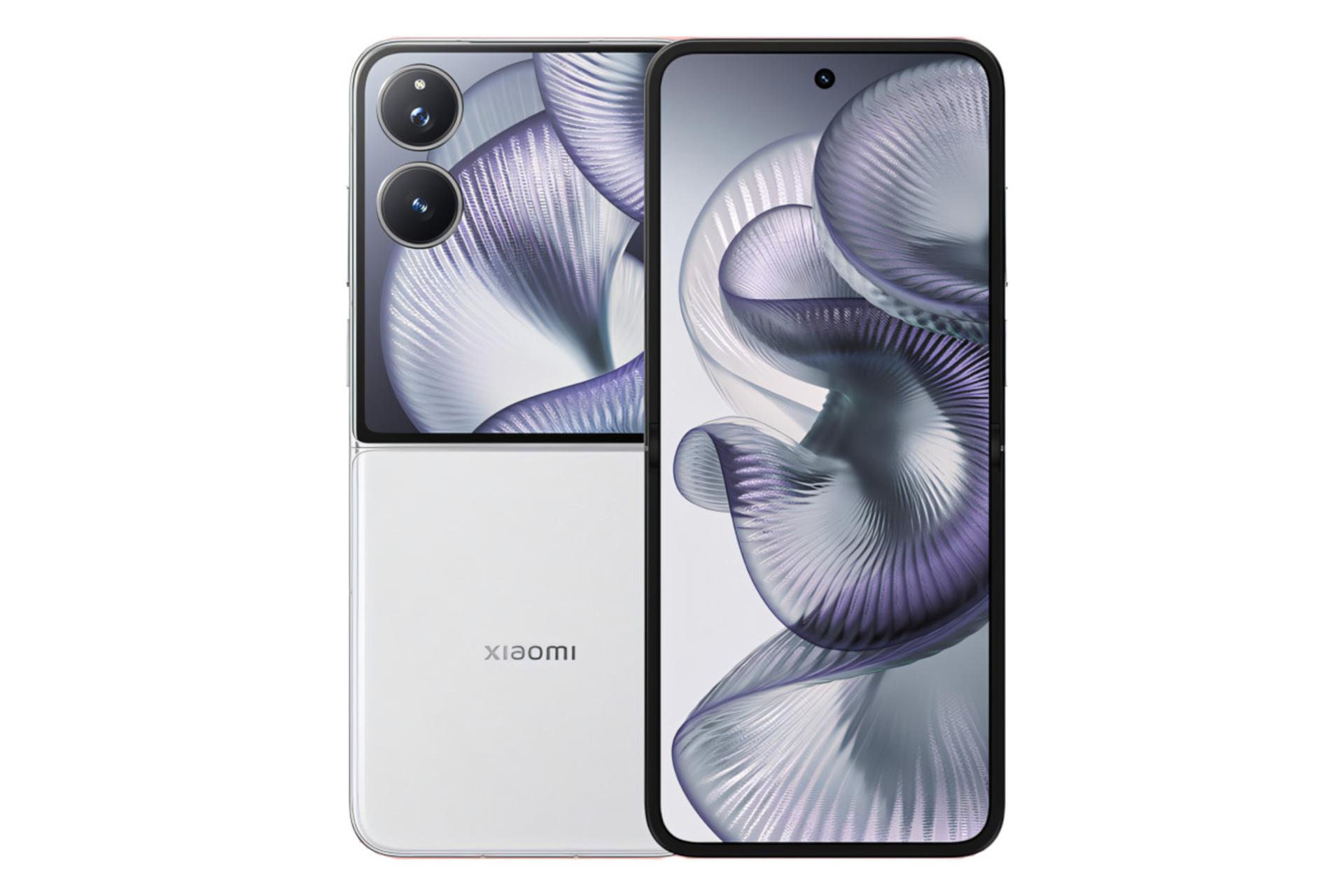 پنل جلو و پشت گوشی موبایل میکس فلیپ 2 شیائومی سفید / Xiaomi Mix Flip 2