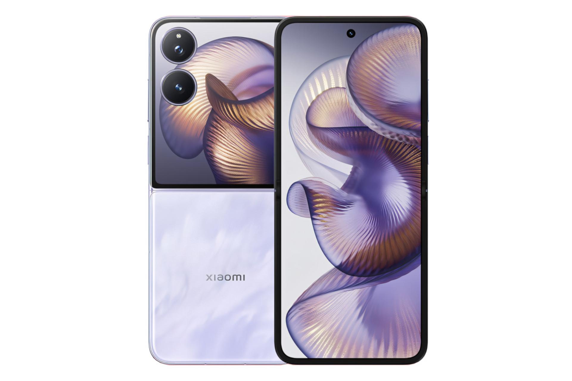 پنل جلو و پشت گوشی موبایل میکس فلیپ 2 شیائومی ارغوانی / Xiaomi Mix Flip 2