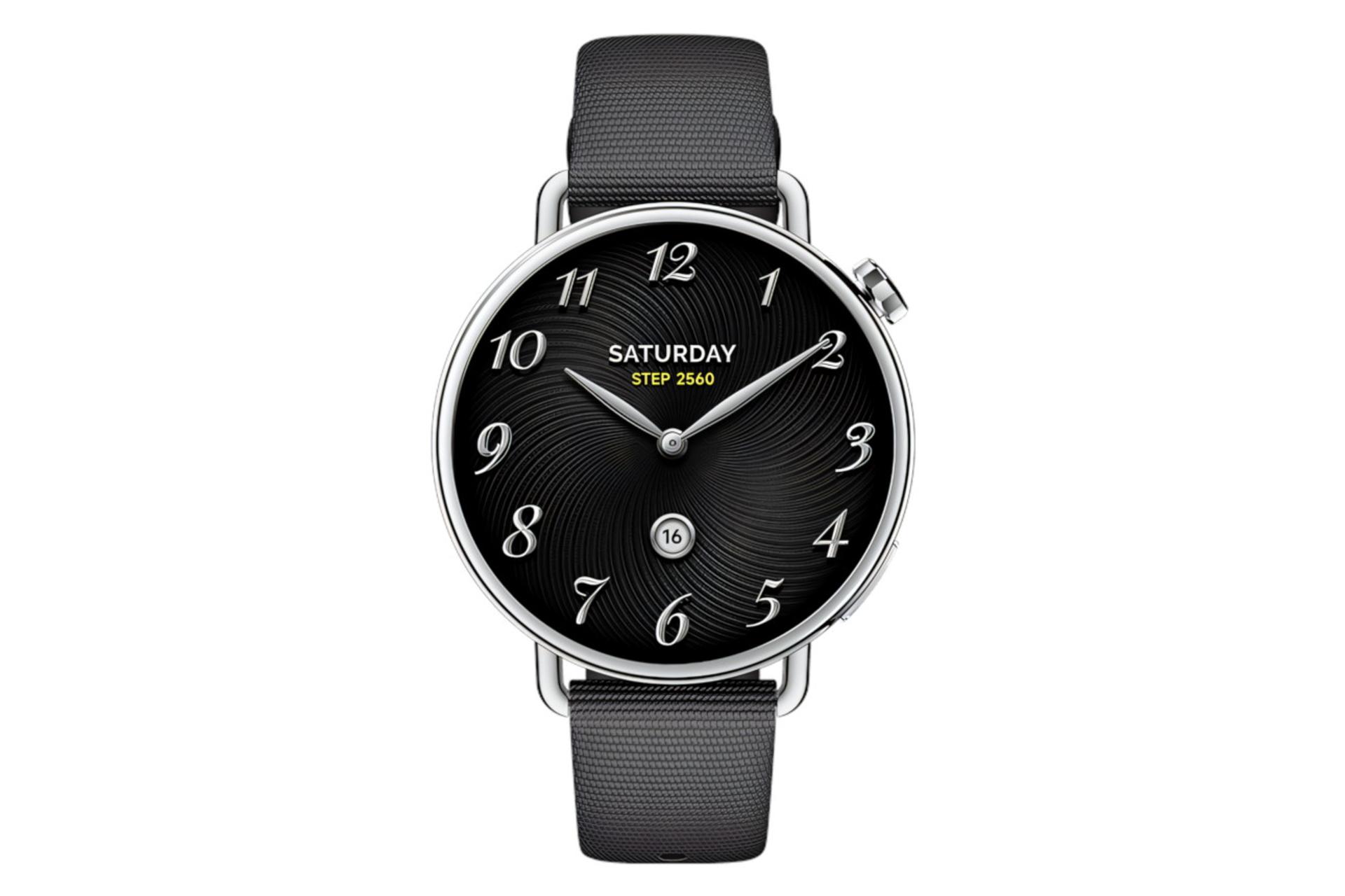 ساعت هوشمند واچ S4 شیائومی مدل 41 میلی‌متری با بند مشکی / Xiaomi Watch S4 41mm