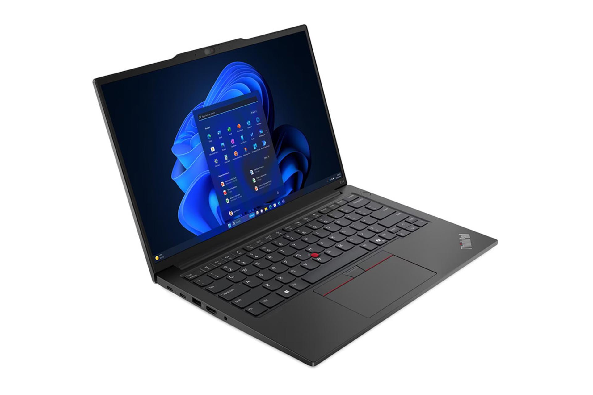 لپ تاپ لنوو Lenovo ThinkPad E14 Gen 6 نمای جلو و چپ
