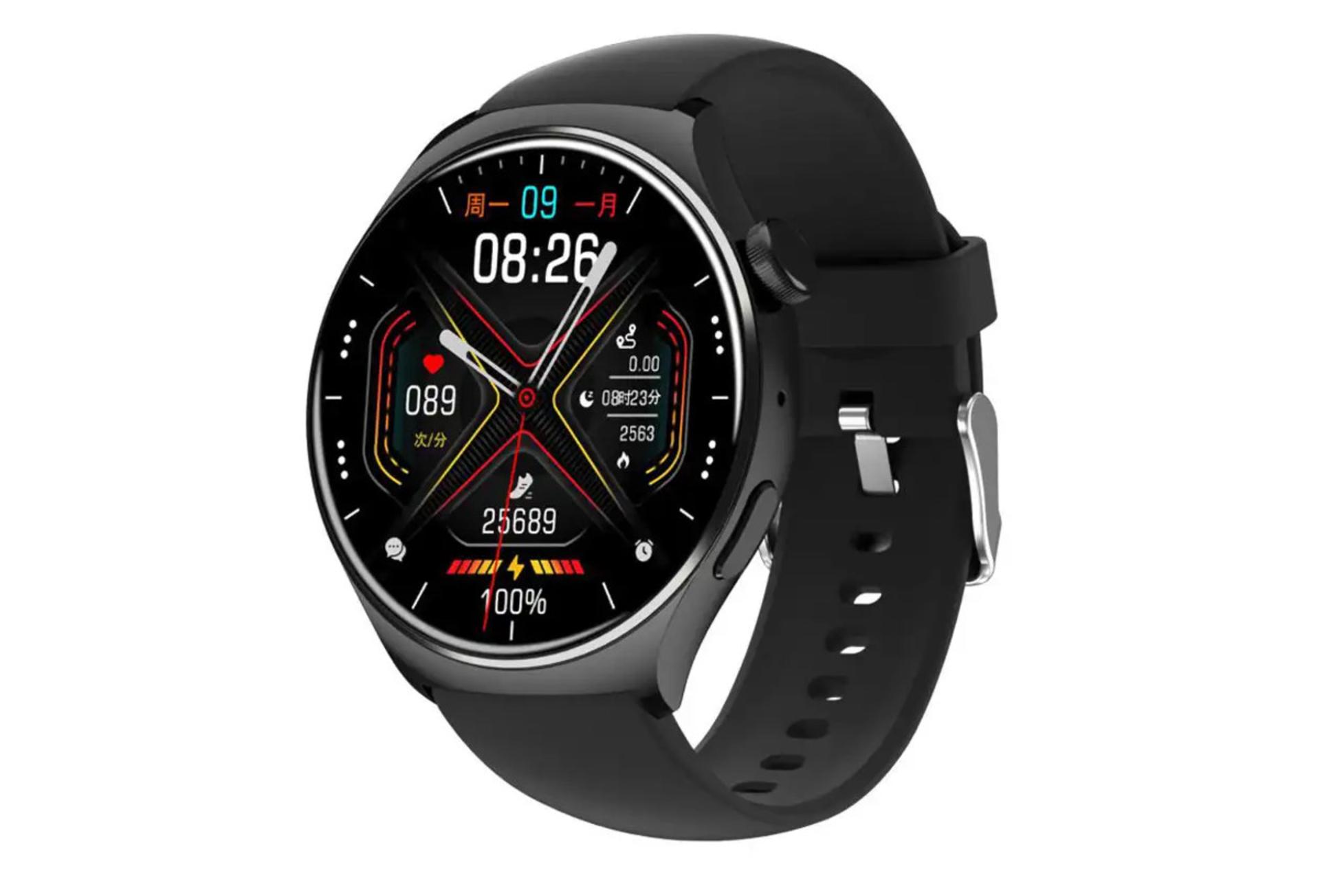 ساعت هوشمند کالوبی Kalobee SK25 مشکی با بند سیلیکونی