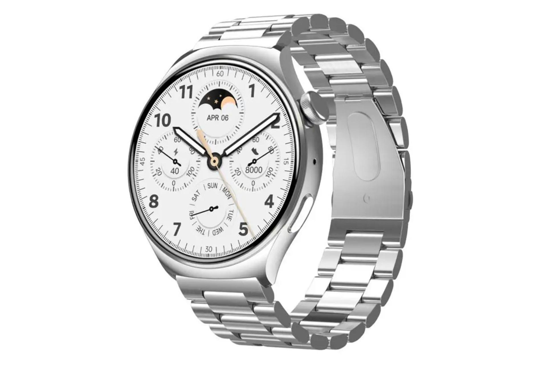 ساعت هوشمند کالوبی Kalobee SK25 نقره ای با بند فلزی