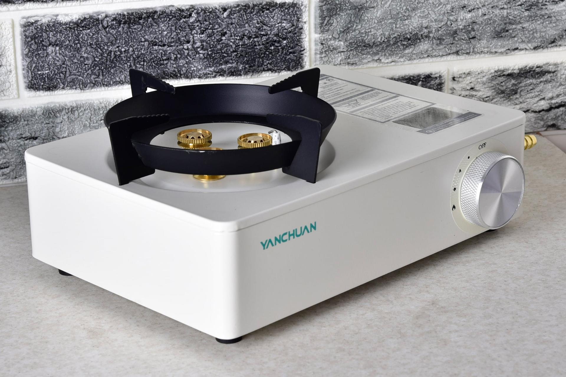 مرجع متخصصين ايران نماي نيمرخ اجاق سفري يانچوان YC-8502B با نمايش پنل سمت چپ