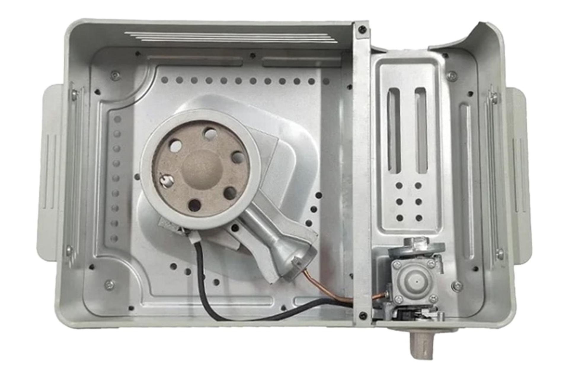 نمای اجزای داخلی اجاق سفری مدل Cassette Stove