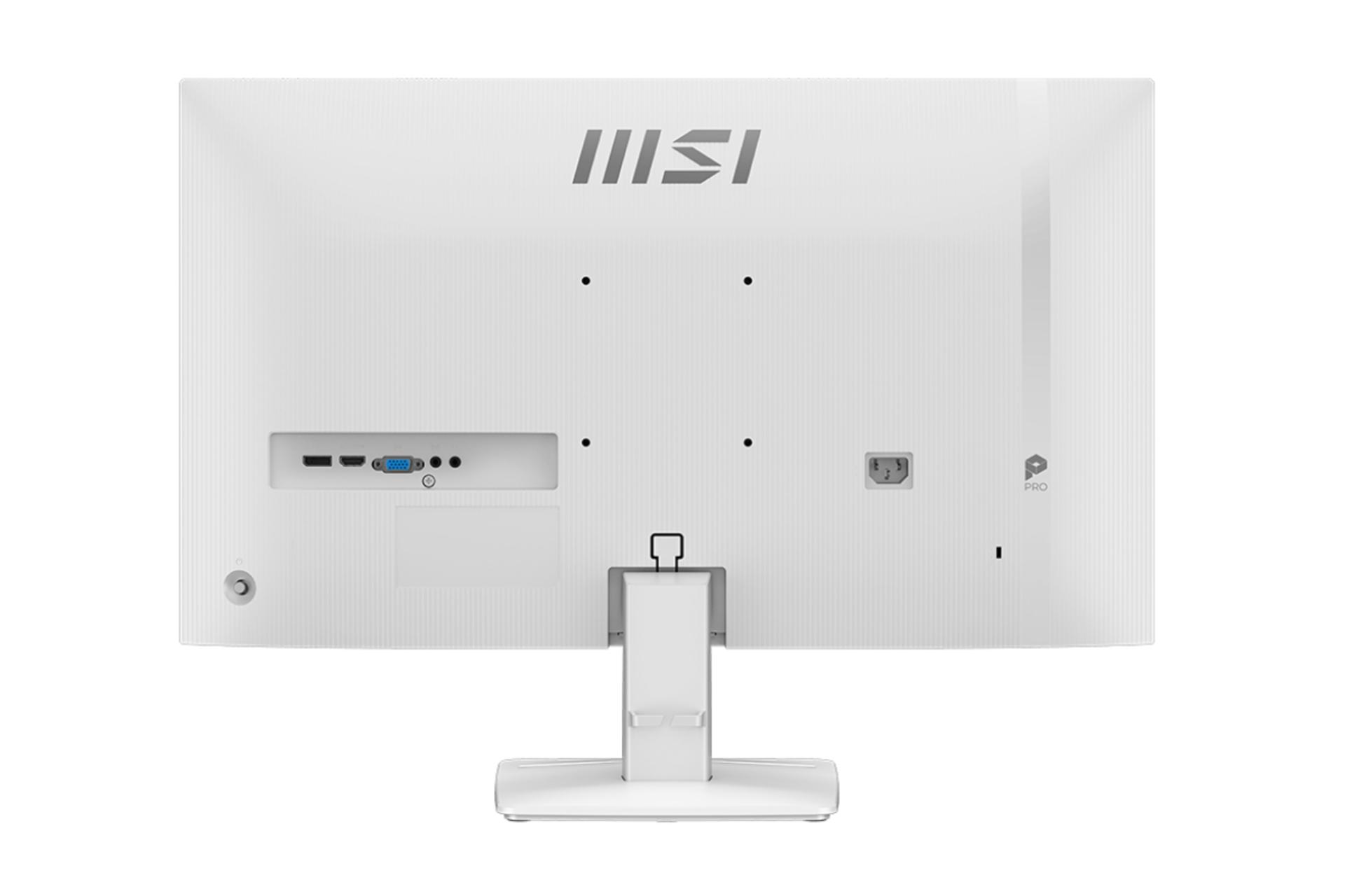 نمای پشت و بدنه مانیتور ام اس آی 27 اینچ مدل Pro MP275W E2