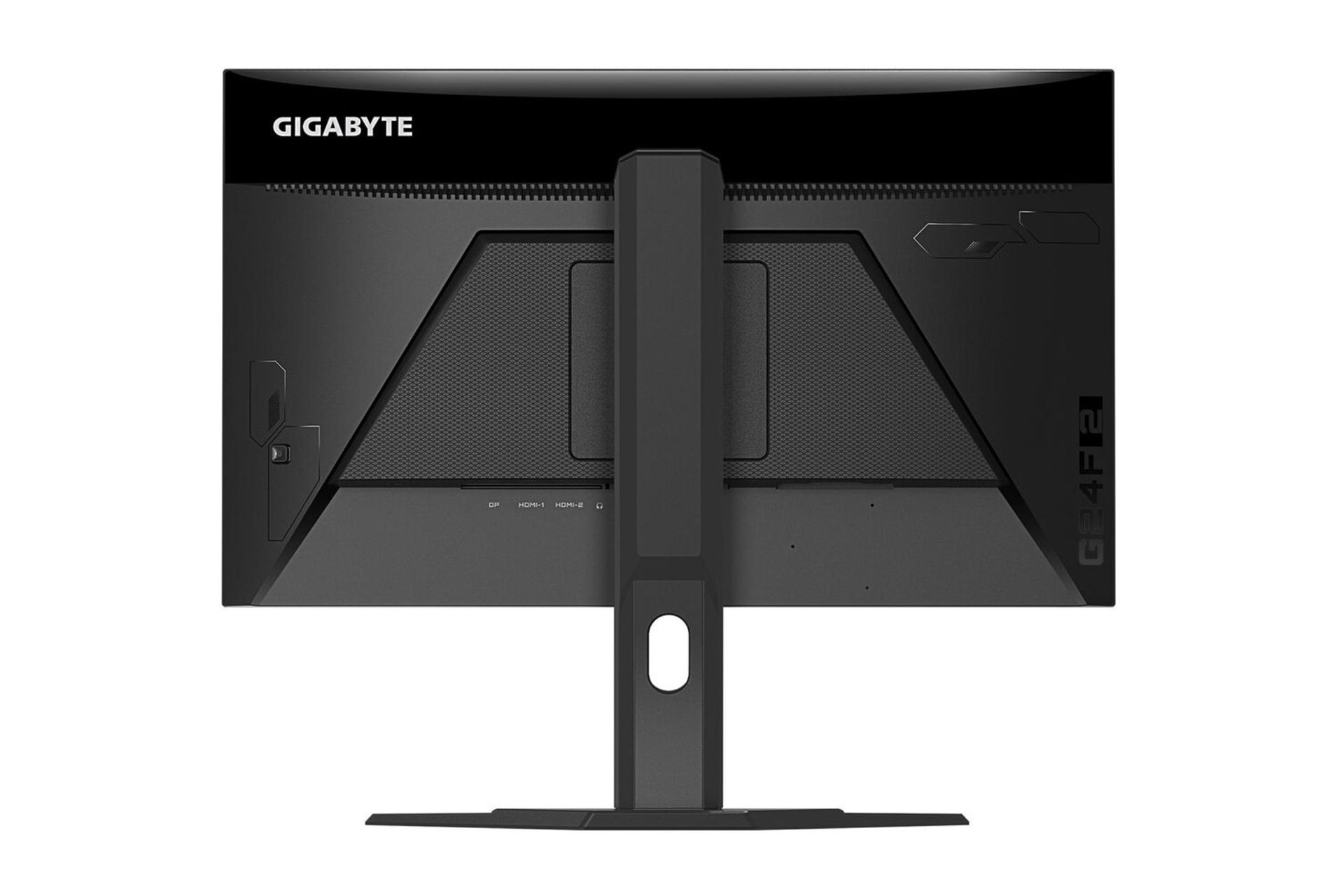 نمای پشت و بدنه مانیتور گیگابایت 24 اینچ مدل G24F