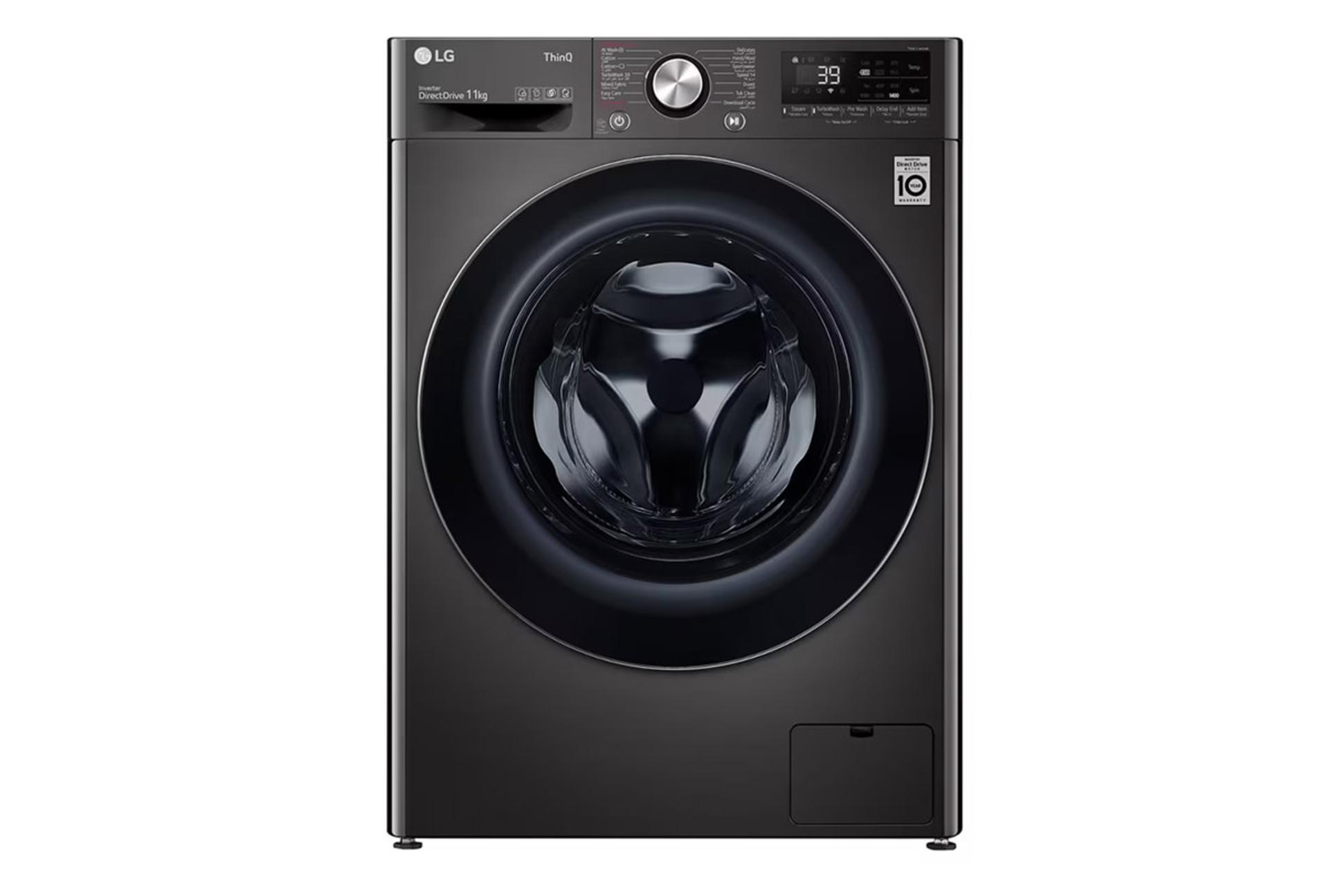 ماشین لباسشویی ال جی LG WR9011PBG نمای جلو