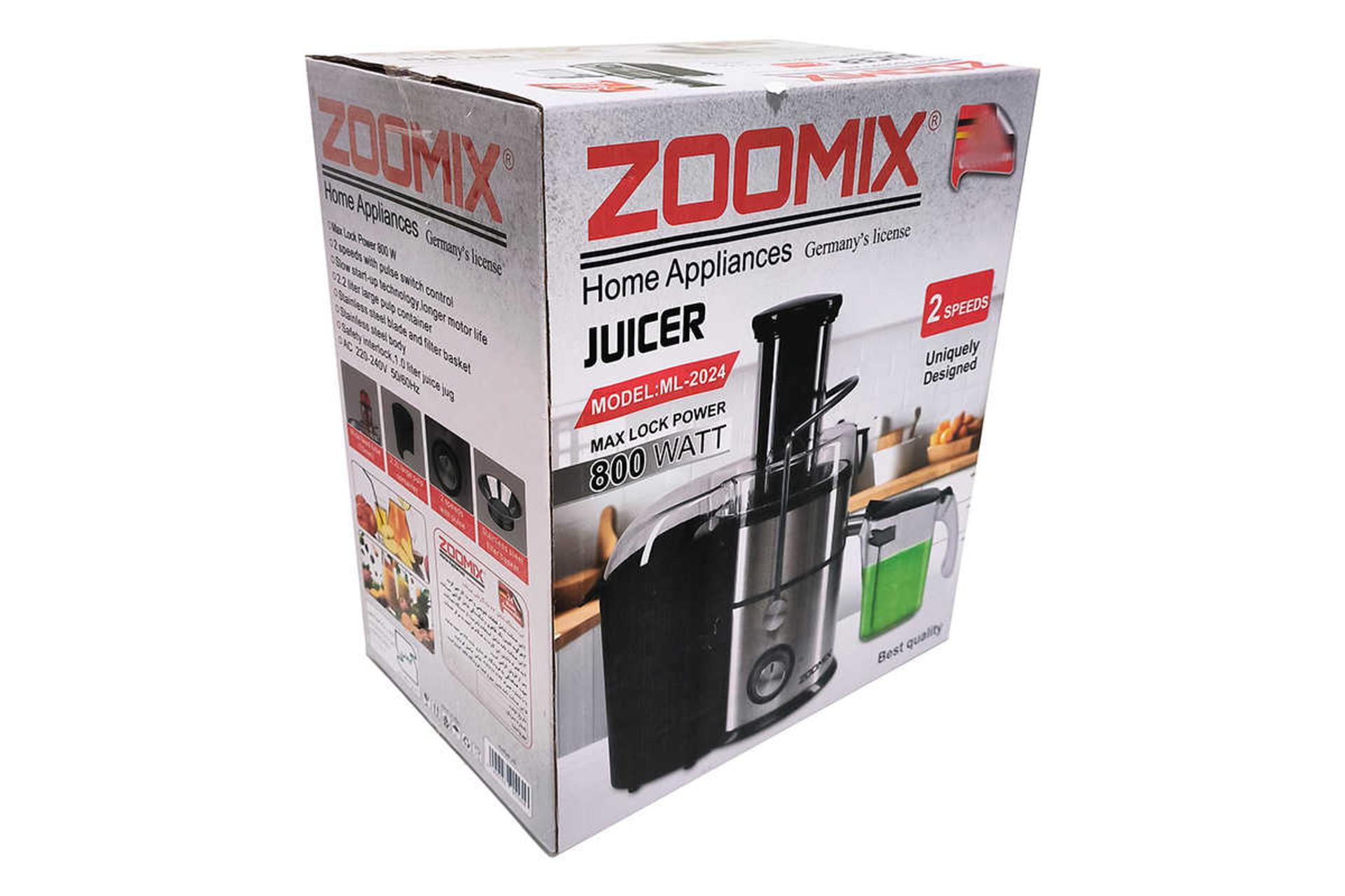 جعبه آبمیوه گیری زومیکس ML-2024