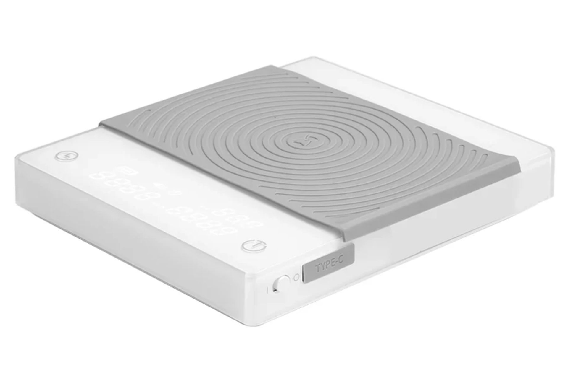 ترازوی آشپزخانه تایم مور Black Mirror Basic 2 رنگ سفید