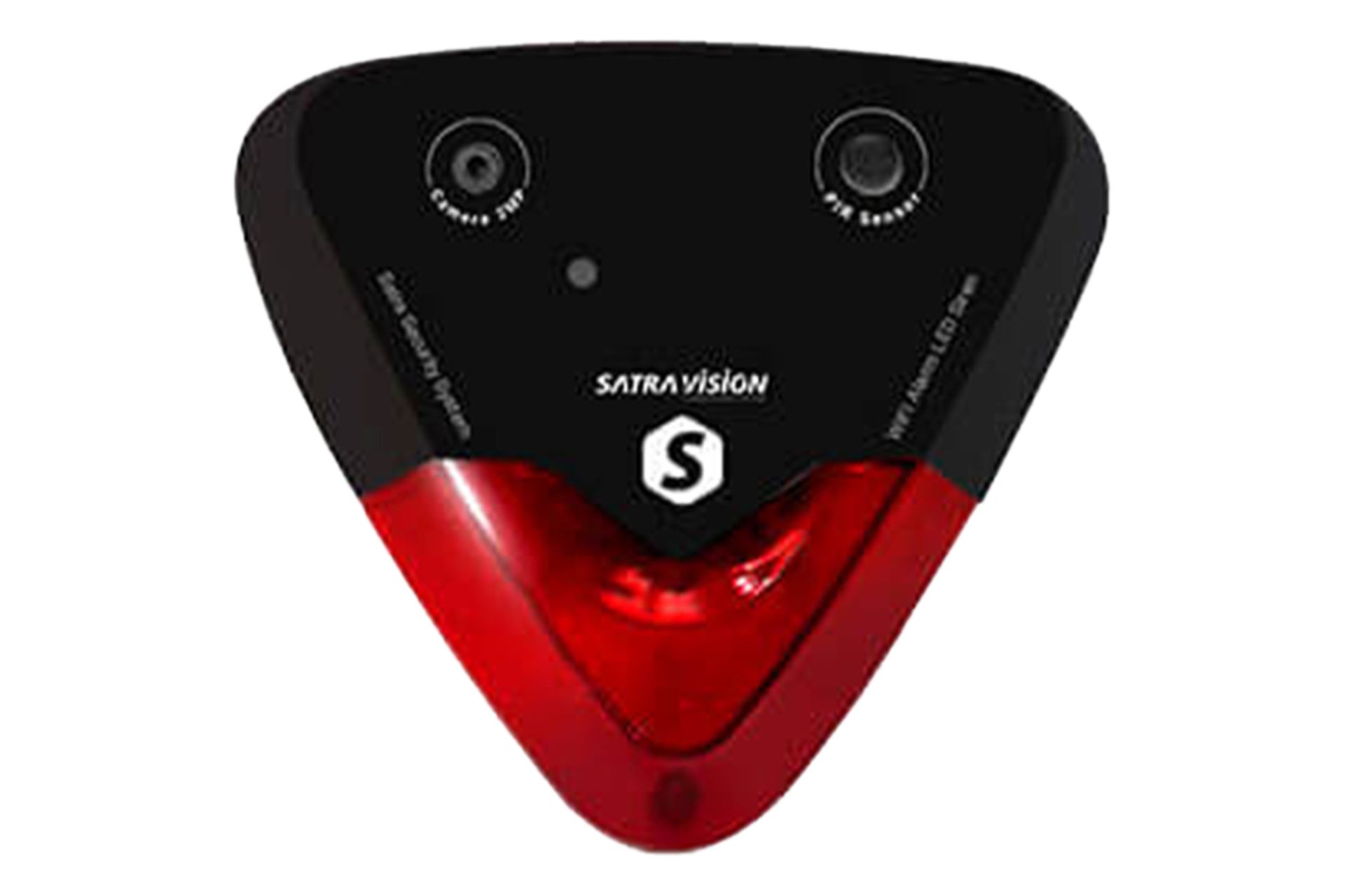 نمای جلوی دزدگیر اماکن ساترا ویژن AL2 با نمایش لوگو