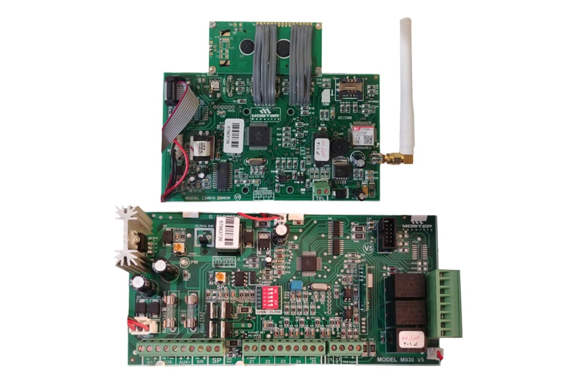 نمای PCB دزدگیر اماکن مستر M930