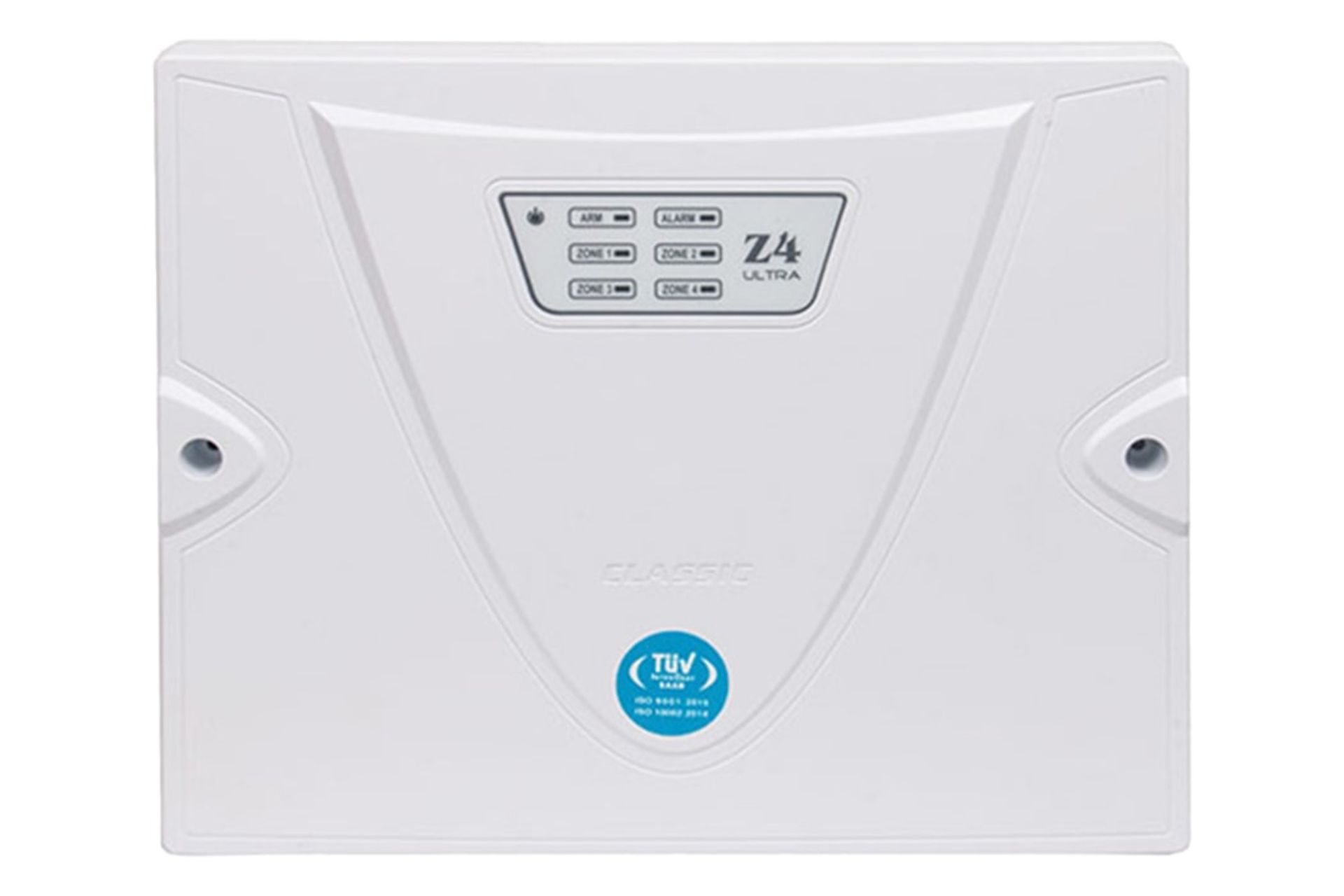 نمای پنل جلوی دزدگیر اماکن کلاسیک Z4 ULTRA TERACODE با نمایش لوگو