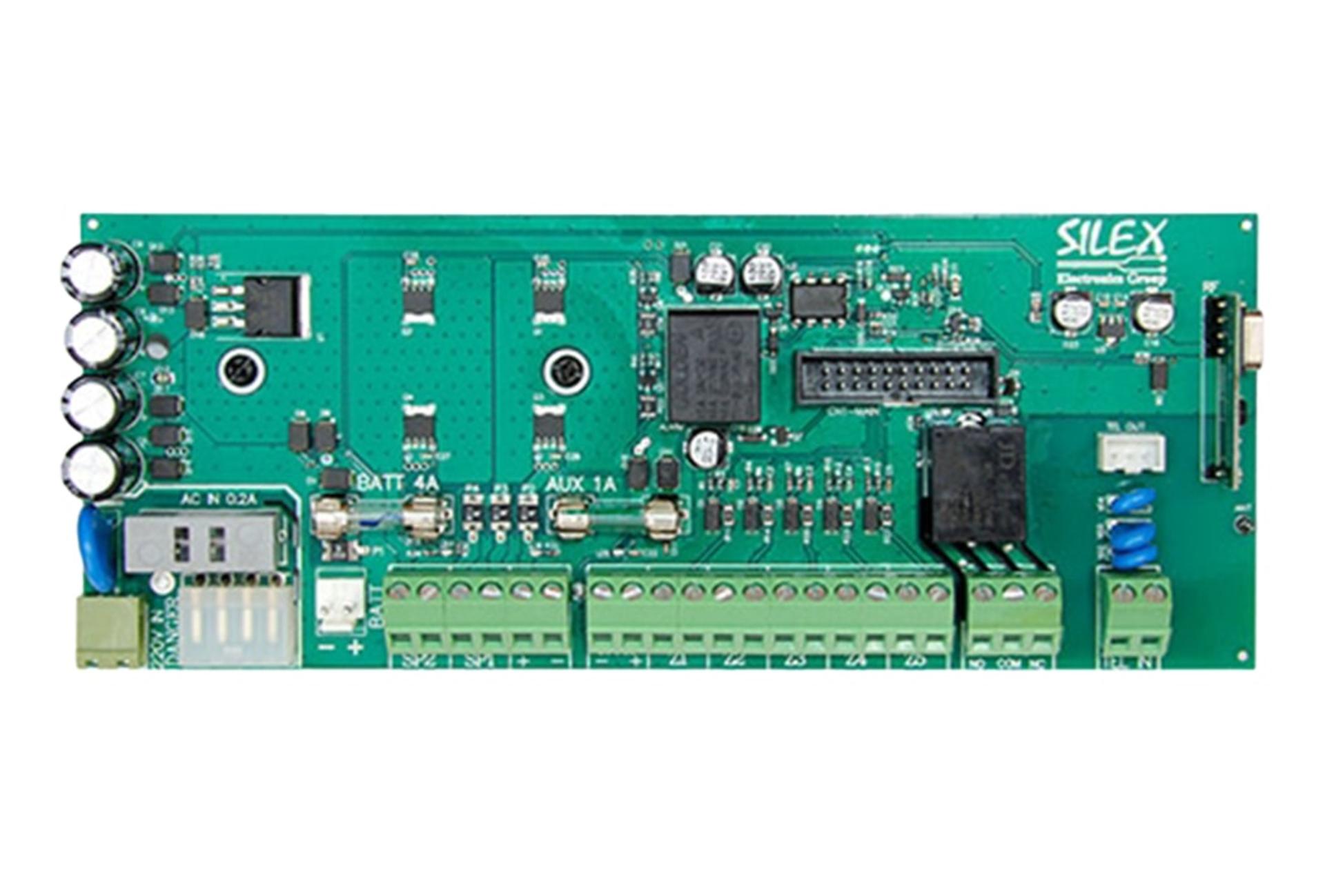 نمای PCB دزدگیر اماکن سایلکس SG8