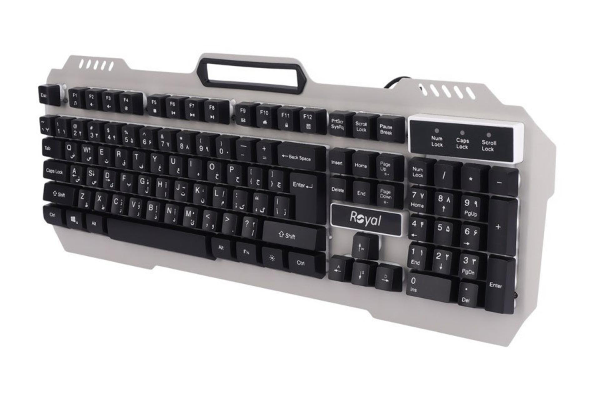 ابعاد و اندازه کیبورد رویال RKG-615