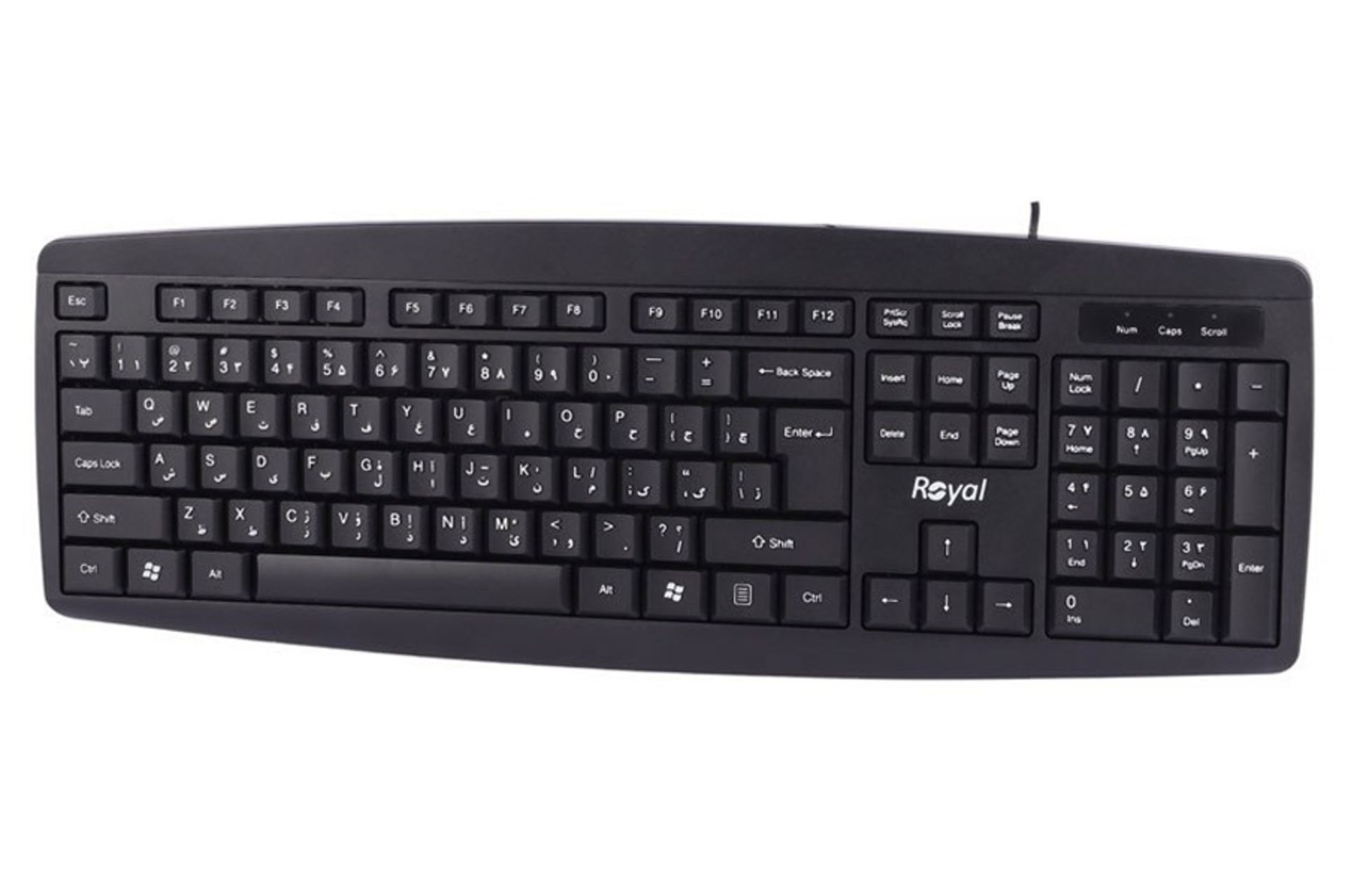 کیبورد رویال RK-315 نمای بالا