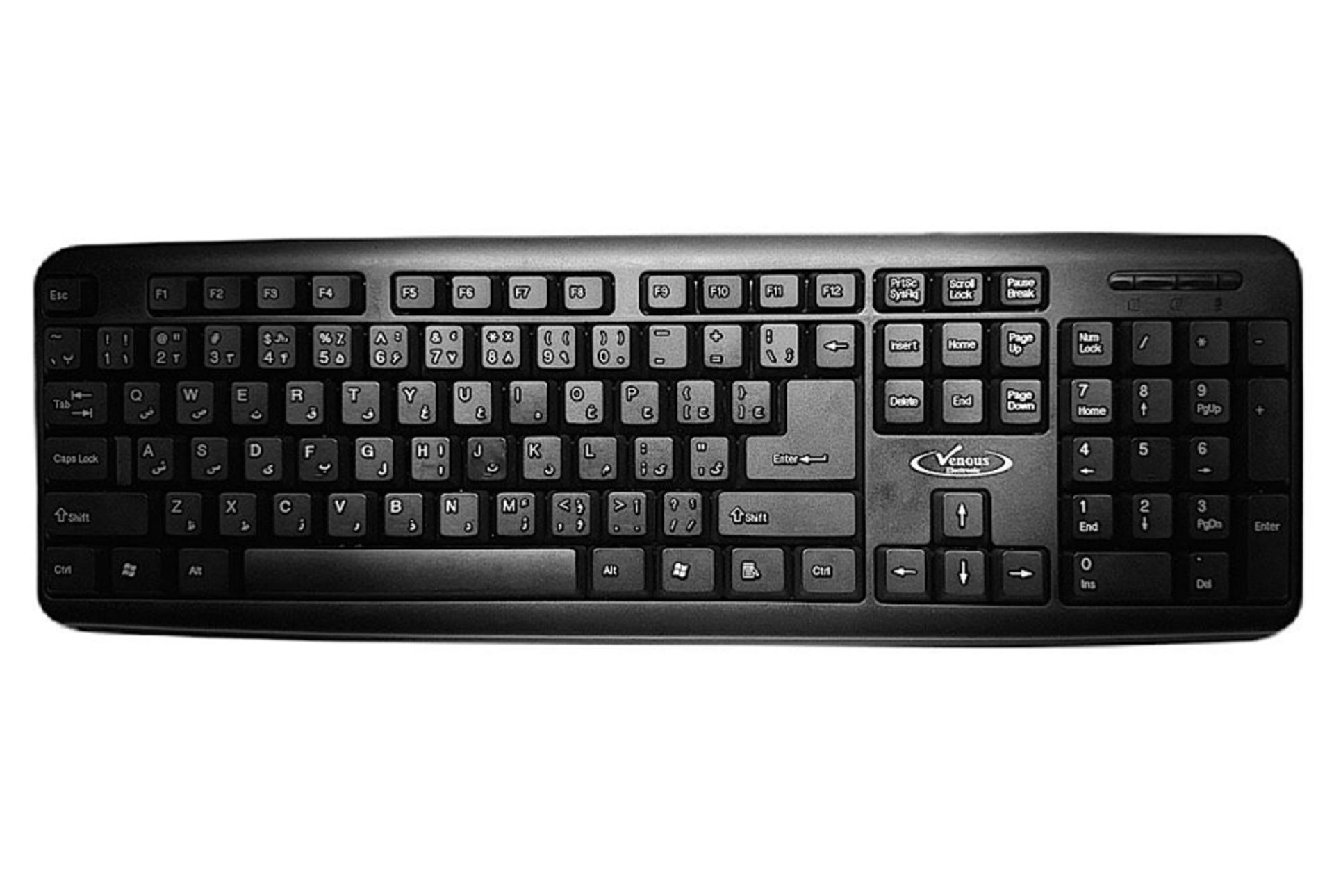 کیبورد ونوس PV-K101 رنگ مشکی