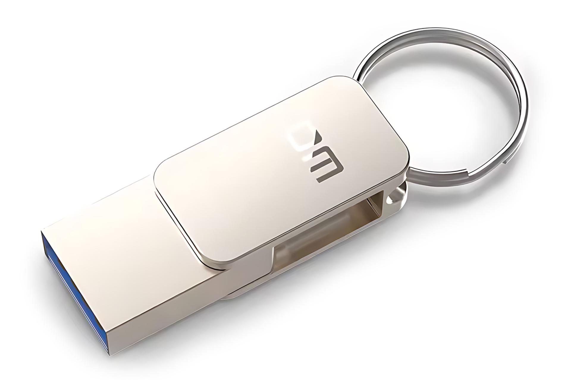 نمای کناری فلش مموری دی ام DM PD059 32GB USB 3.0