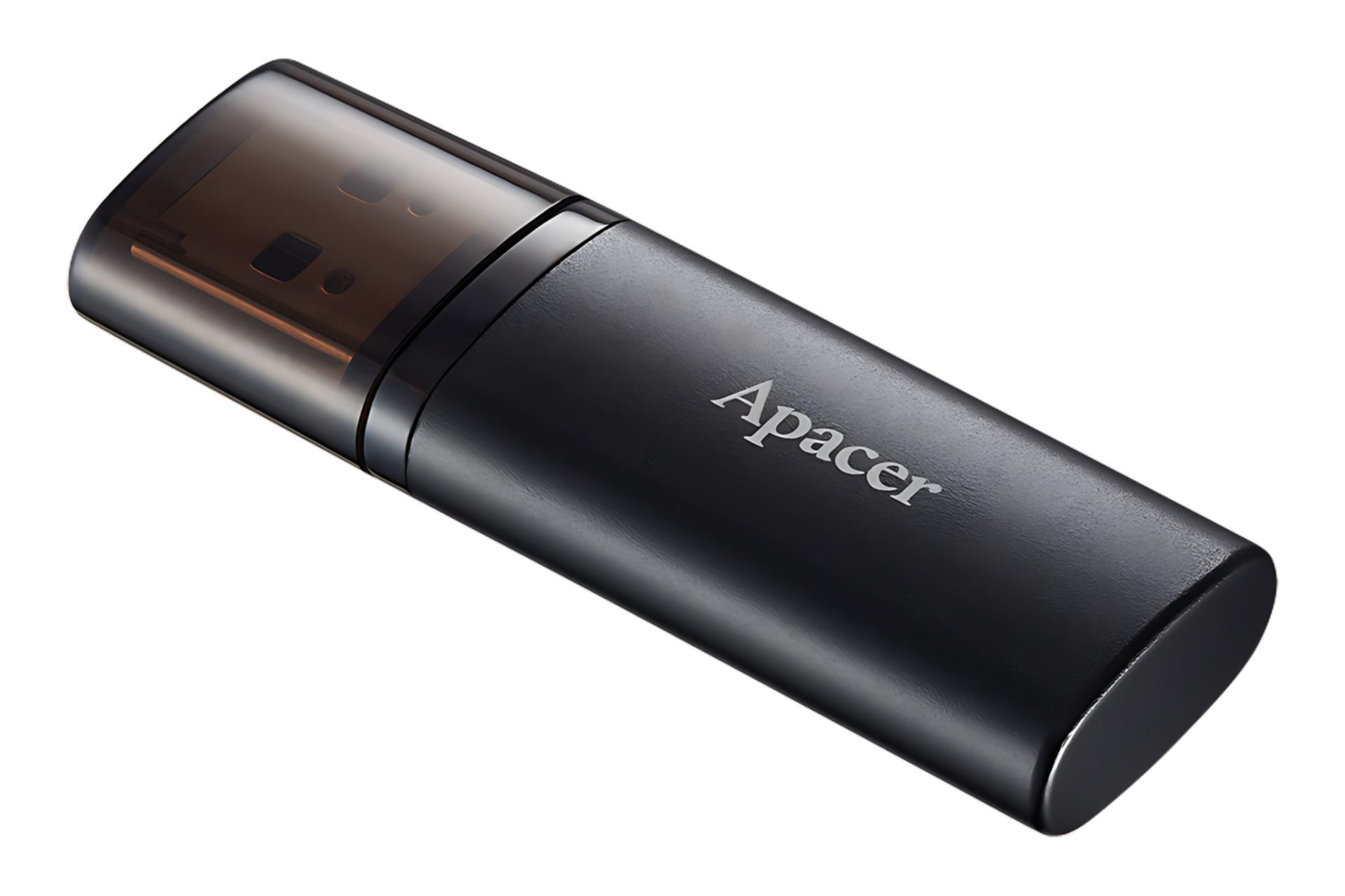 نمای کناری فلش مموری اپیسر Apacer AH25B 128GB USB 3.2