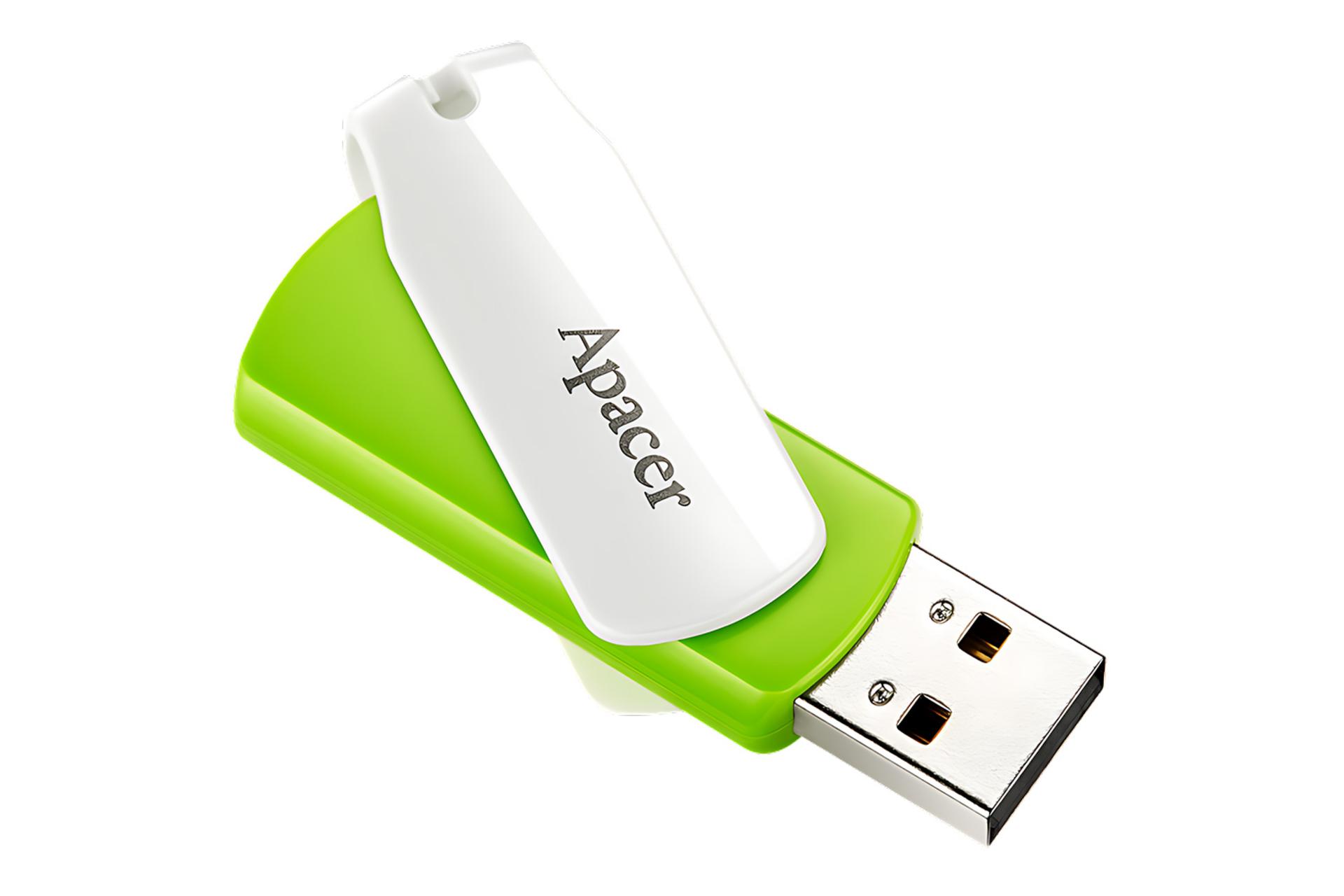نمای کناری فلش مموری اپیسر Apacer AH335 32GB USB 2.0