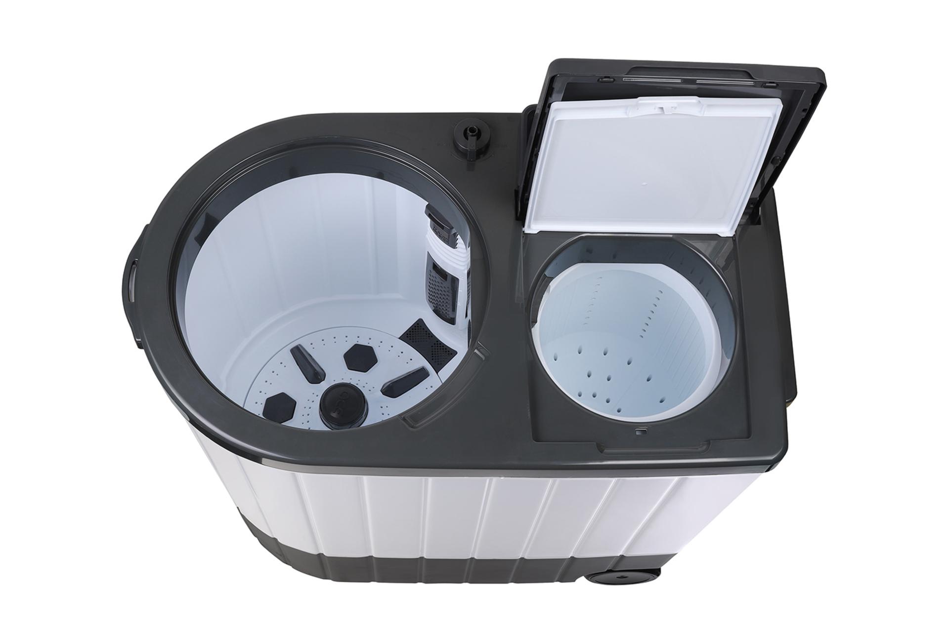 ریتون RITTON RWM-1730 ACE PRO 2XL رنگ سفید نمای بالا و داخل درام