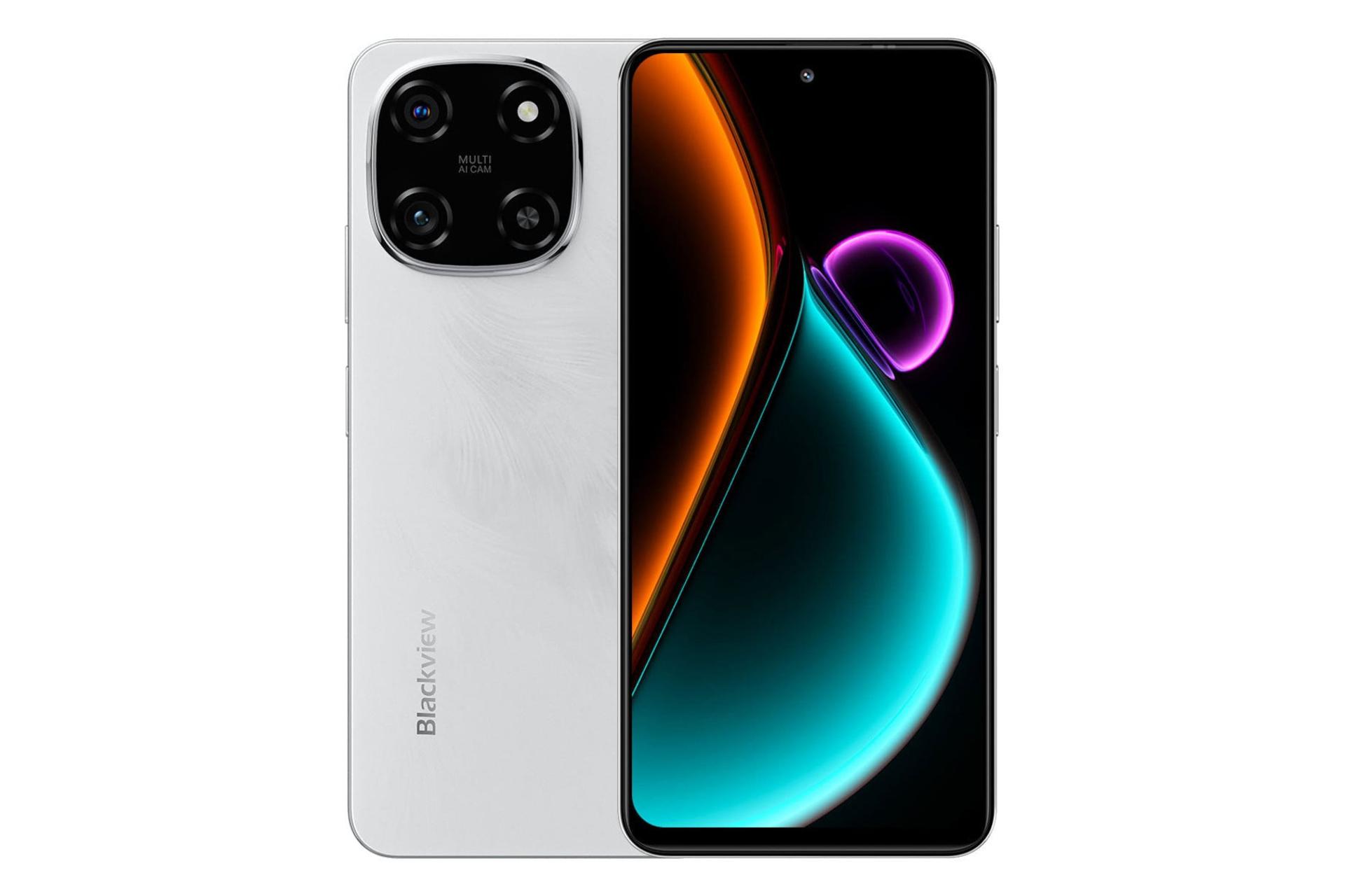 پنل جلو و پشت گوشی موبایل بلک ویو Blackview Color 6 سفید
