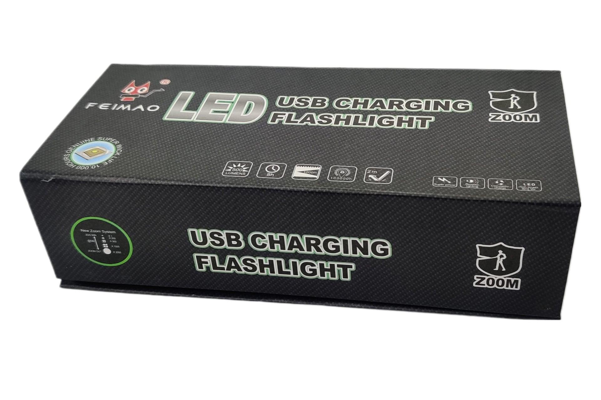جعبه چراغ قوه فیمائو Feimao LED USB