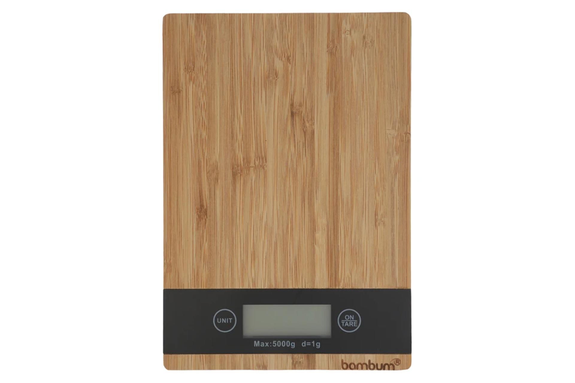 ابعاد و اندازه ترازوی آشپزخانه بامبوم Flippo