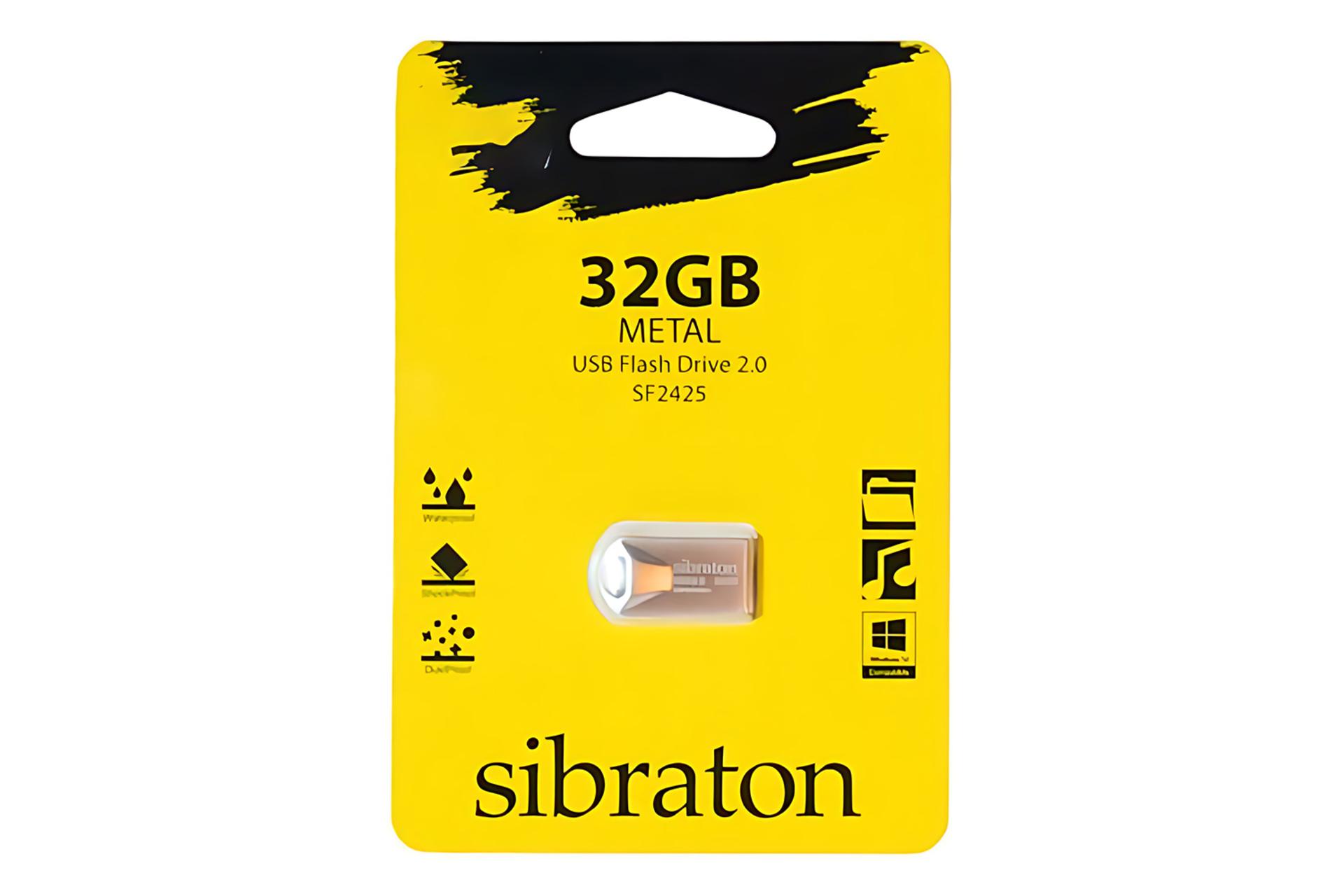 جعبه فلش مموری سیبراتون Sibraton METAL SF2425 32GB USB 2.0
