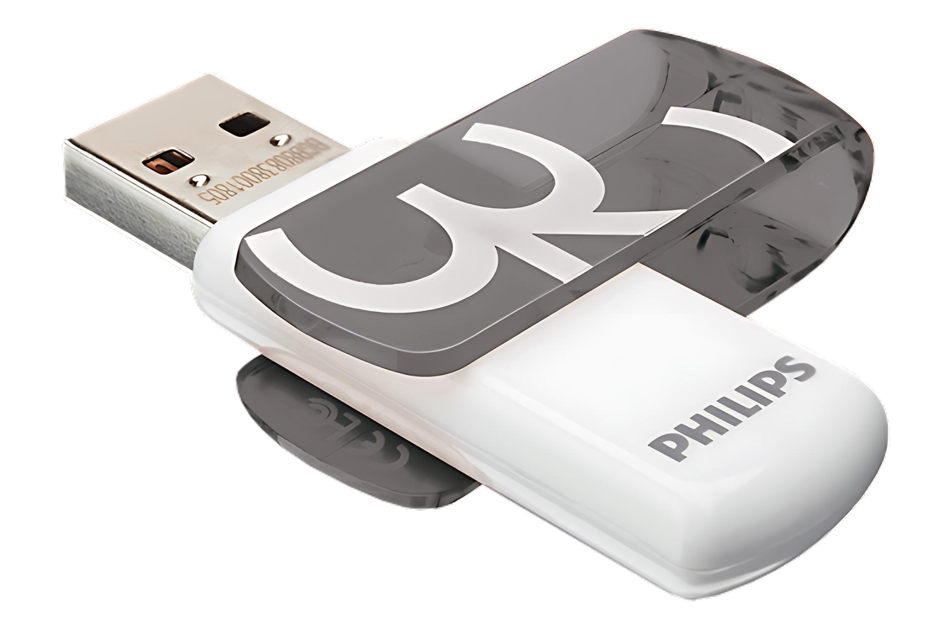 نمای کناری فلش مموری فیلیپس Philips Vivid 32GB USB 2.0