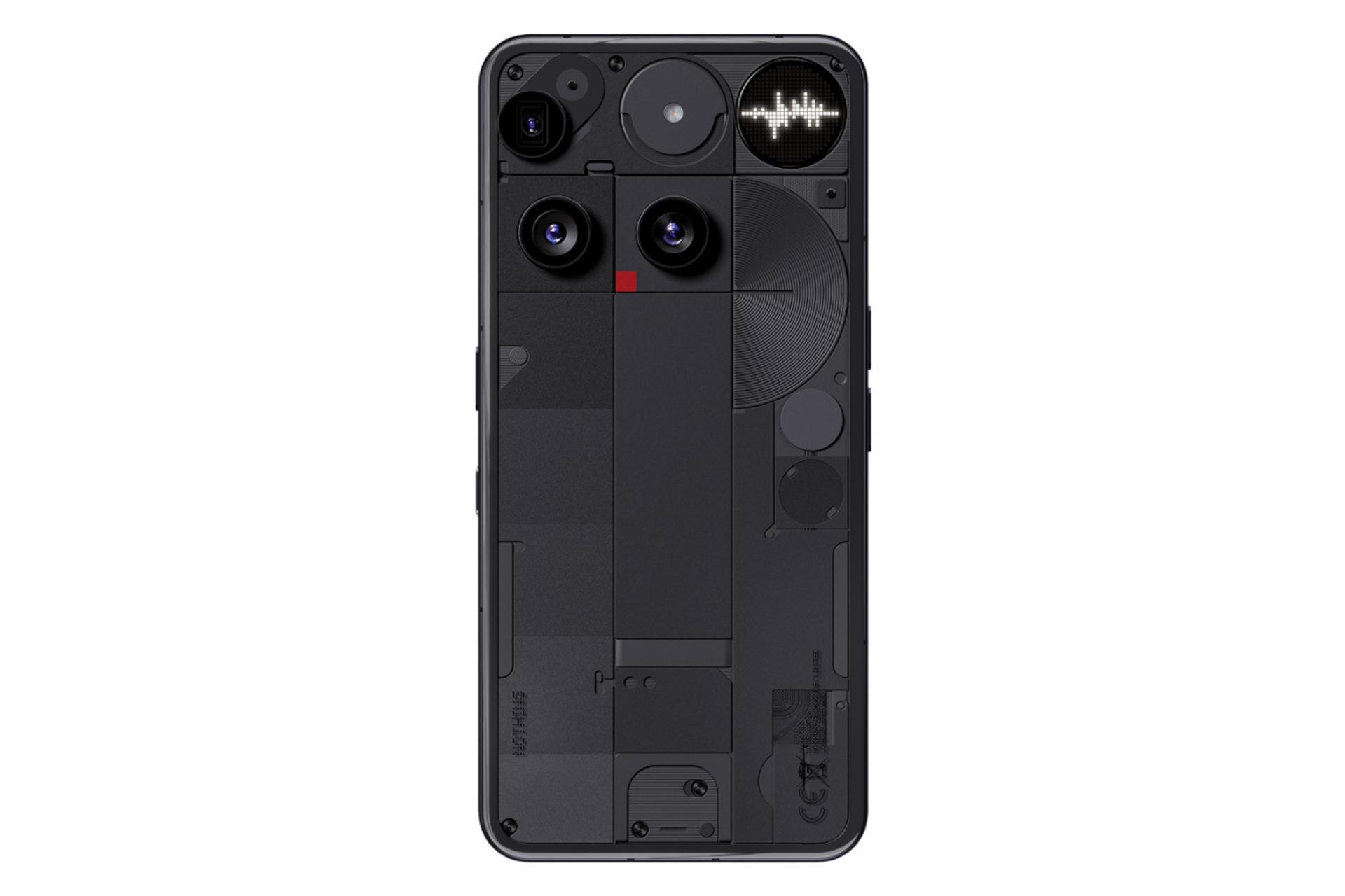 پنل پشت و چینش دوربین Nothing Phone 3 / گوشی موبایل ناتینگ فون 3 مشکی