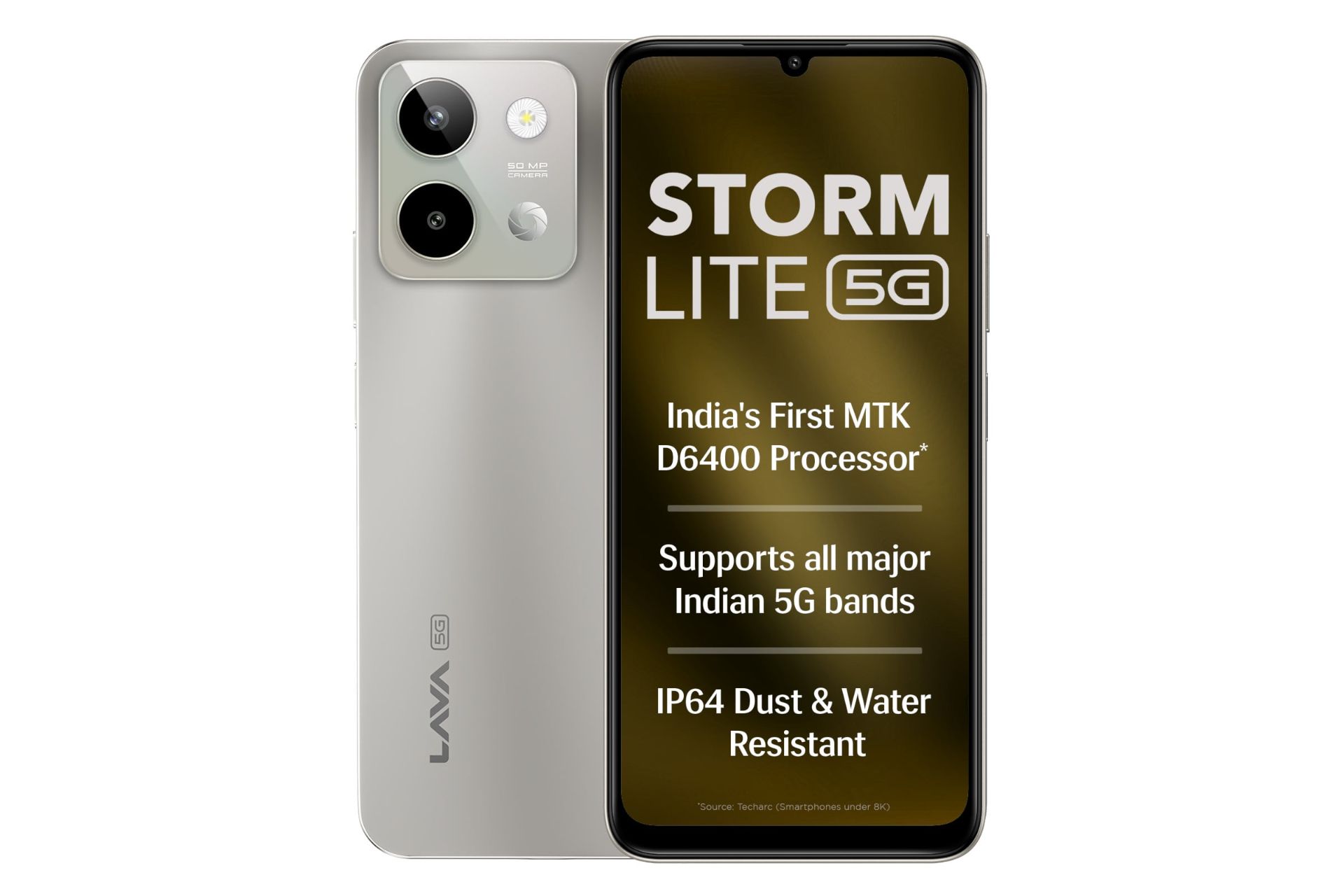 پنل جلو و پشت گوشی موبایل Storm لایت لاوا تیتانیوم / Lava Storm Lite