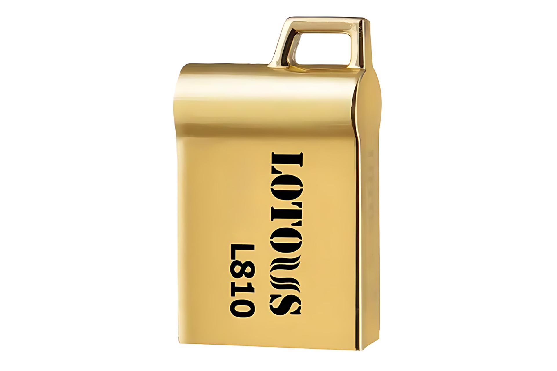 نمای کناری فلش مموری لوتوس Lotous L-810 128GB USB 3.0