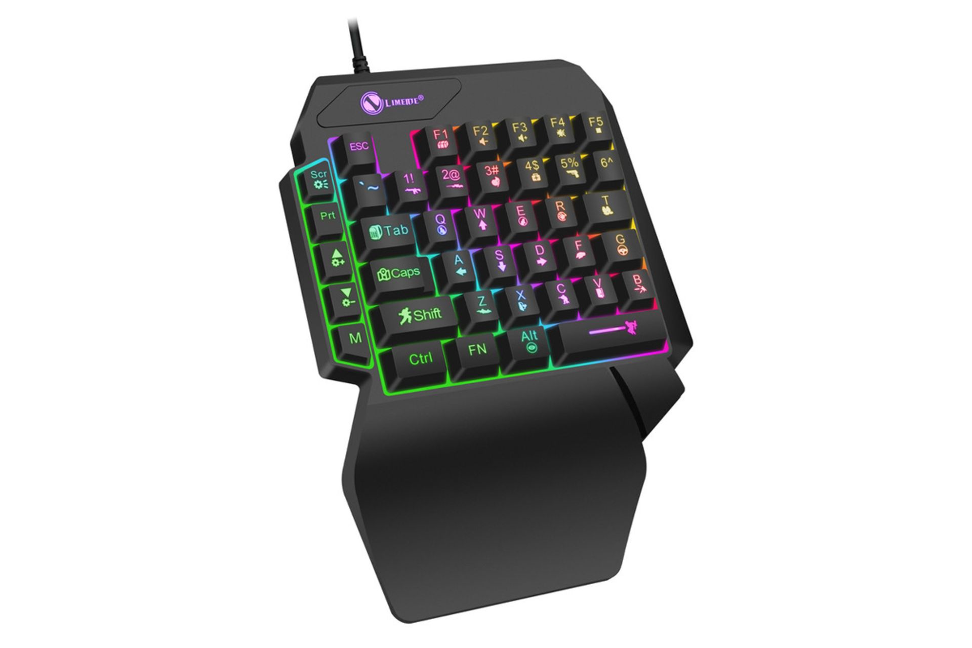 ابعاد و اندازه کیبورد لایمید استورم GK103S