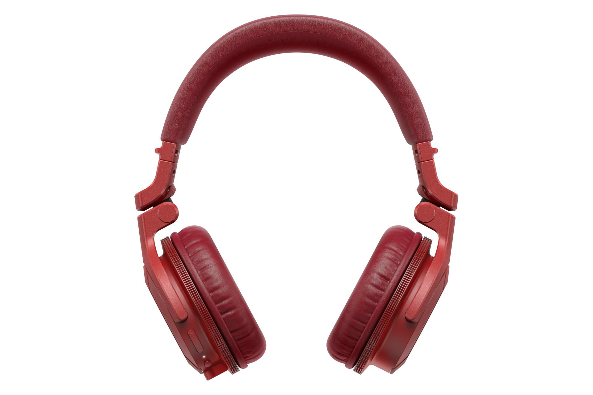 هدفون پایونیر Pioneer DJ HDJ-CUE1BT قرمز از نمای روبرو