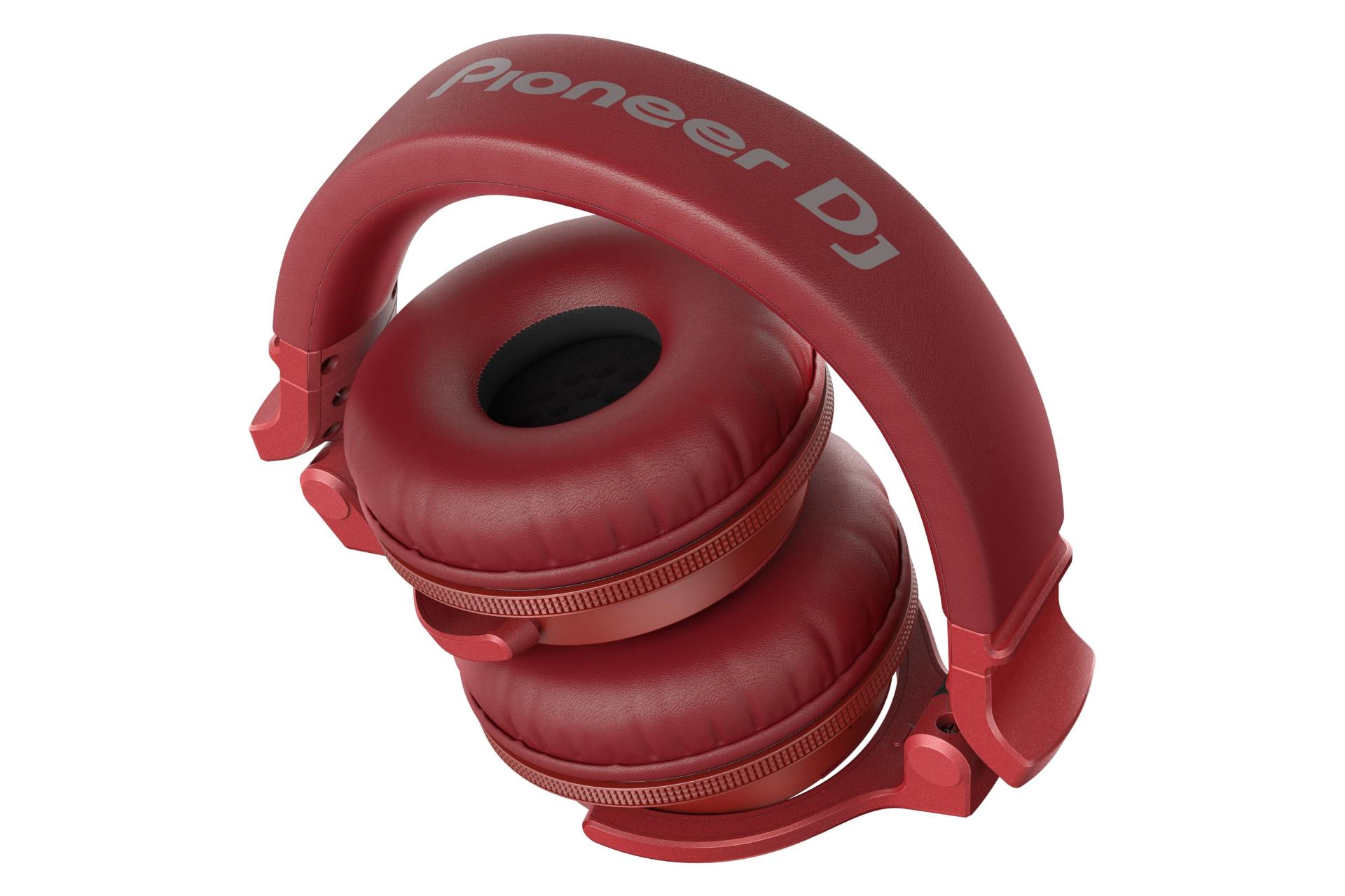 طراحی کامپکت هدفون پایونیر Pioneer DJ HDJ-CUE1BT قرمز