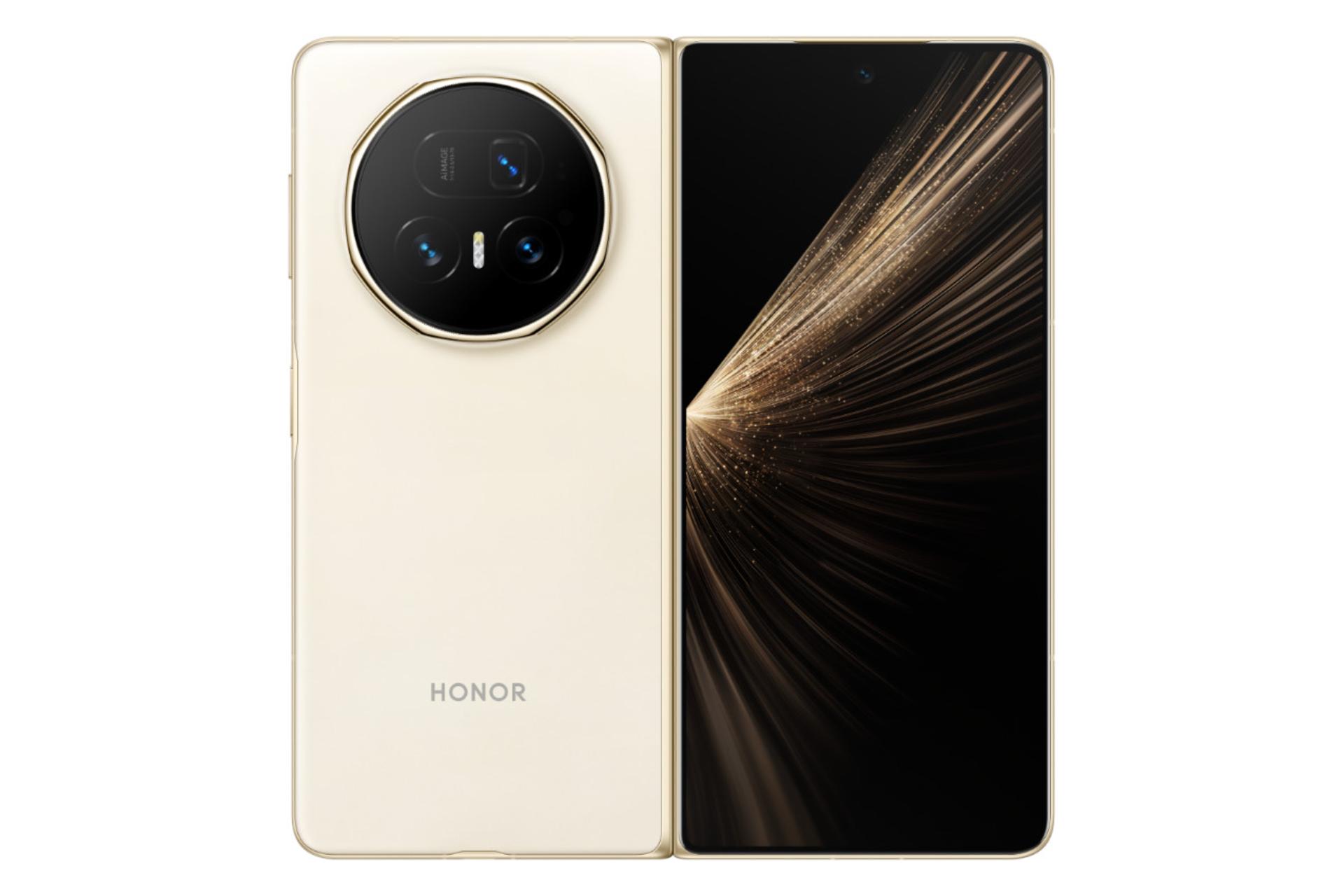 گوشی موبایل آنر مجیک V5 کرم رنگ / HONOR Magic V5
