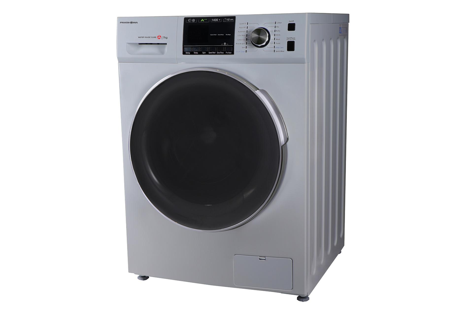 پاکشوما Pakshoma TFU-74401 رنگ نقره ای نمای جلو و جانبی