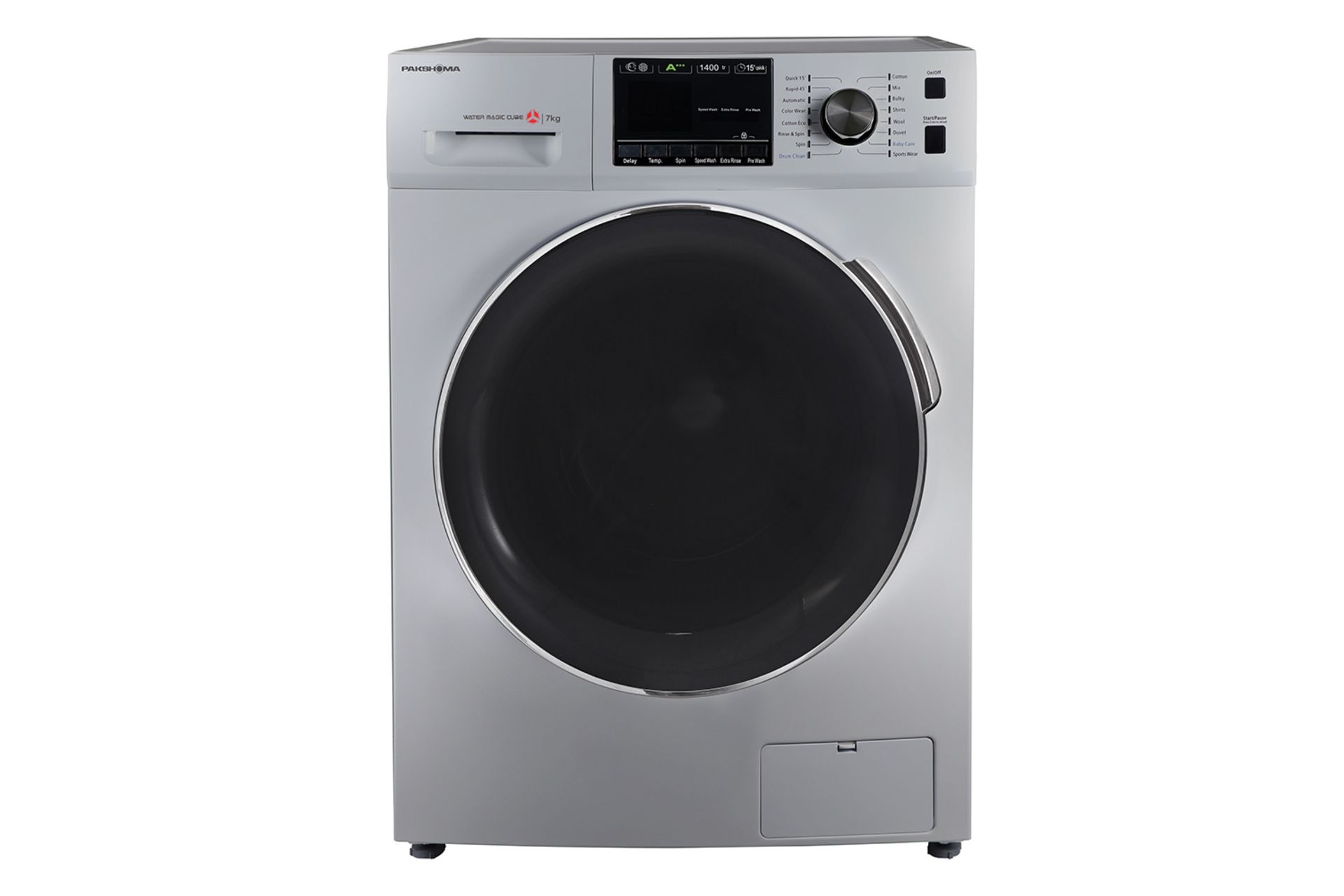 پاکشوما Pakshoma TFU-74401 رنگ نقره ای نمای جلو