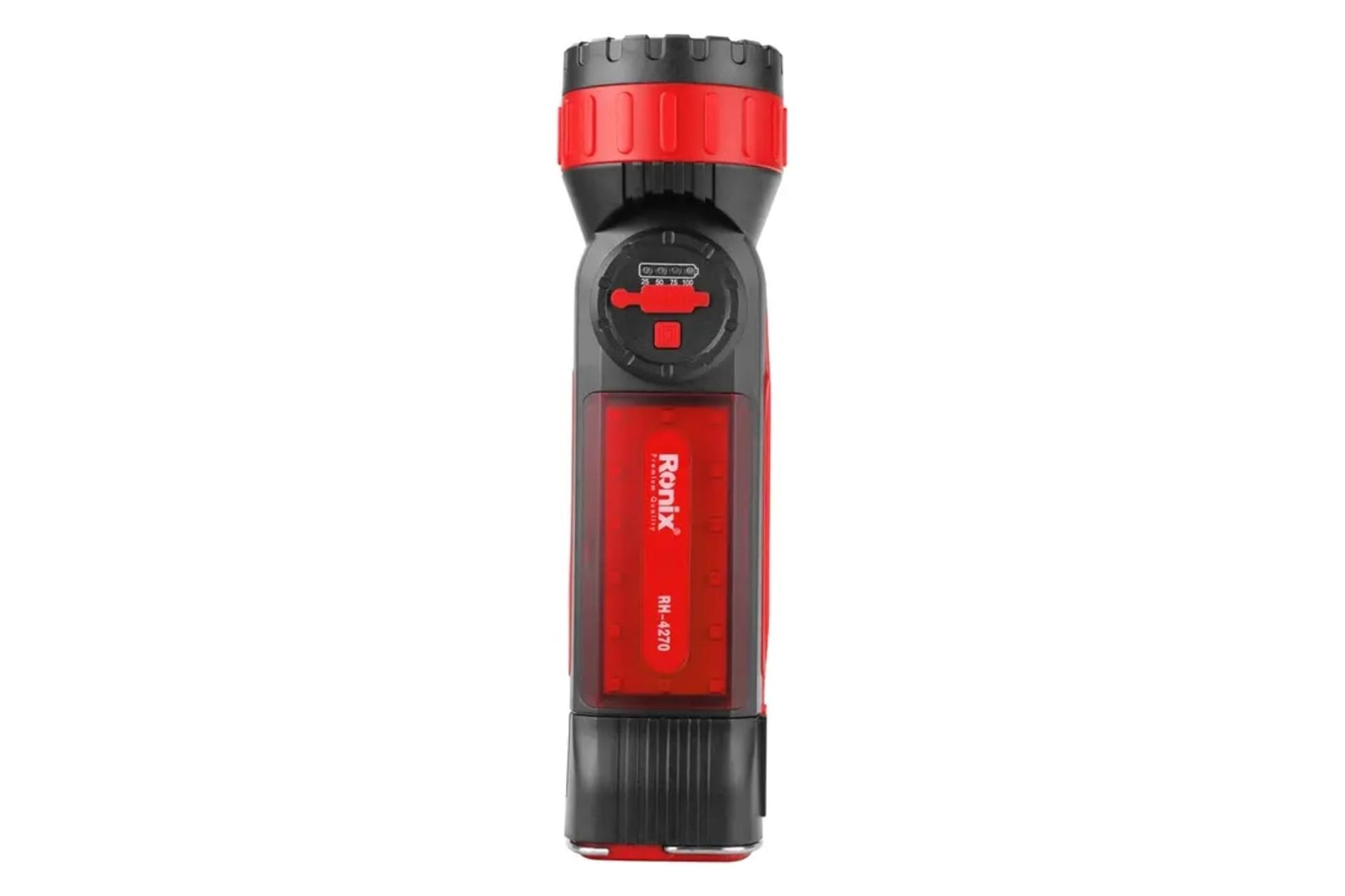نمای جانبی چراغ قوه رونیکس Ronix RH-4270 NIGHT GUARD