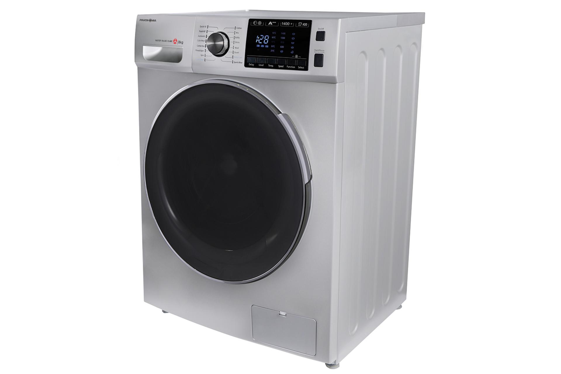 پاکشوما Pakshoma TFU-84406 رنگ نقره ای نمای جلو و راست
